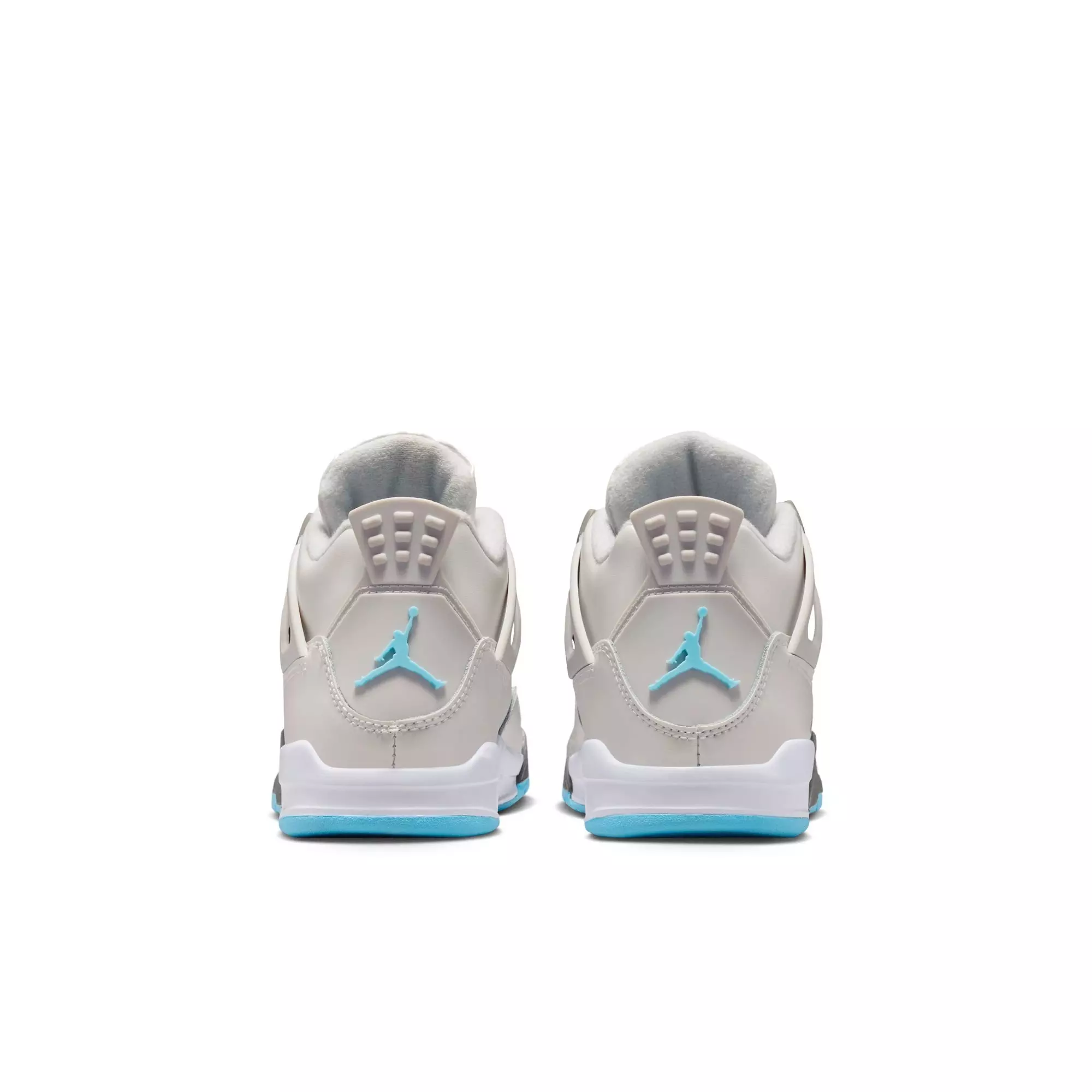 Jordan 4 Retro "Blue Chill" Preschool Kids' Shoe - PHOTON DUST/BLUE CHILL/FLAT PEWTER