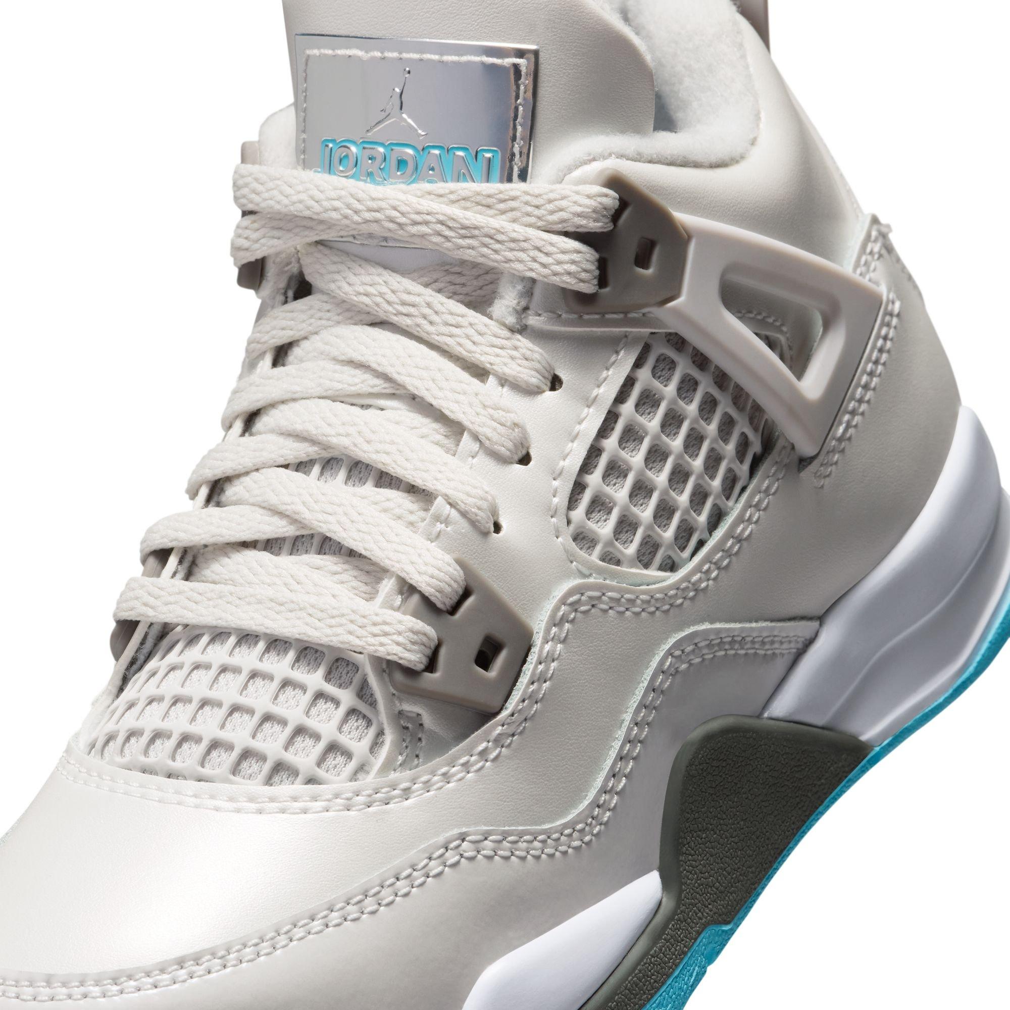 Jordan 4 Retro Preschool Kids' "Blue Chill" Shoe