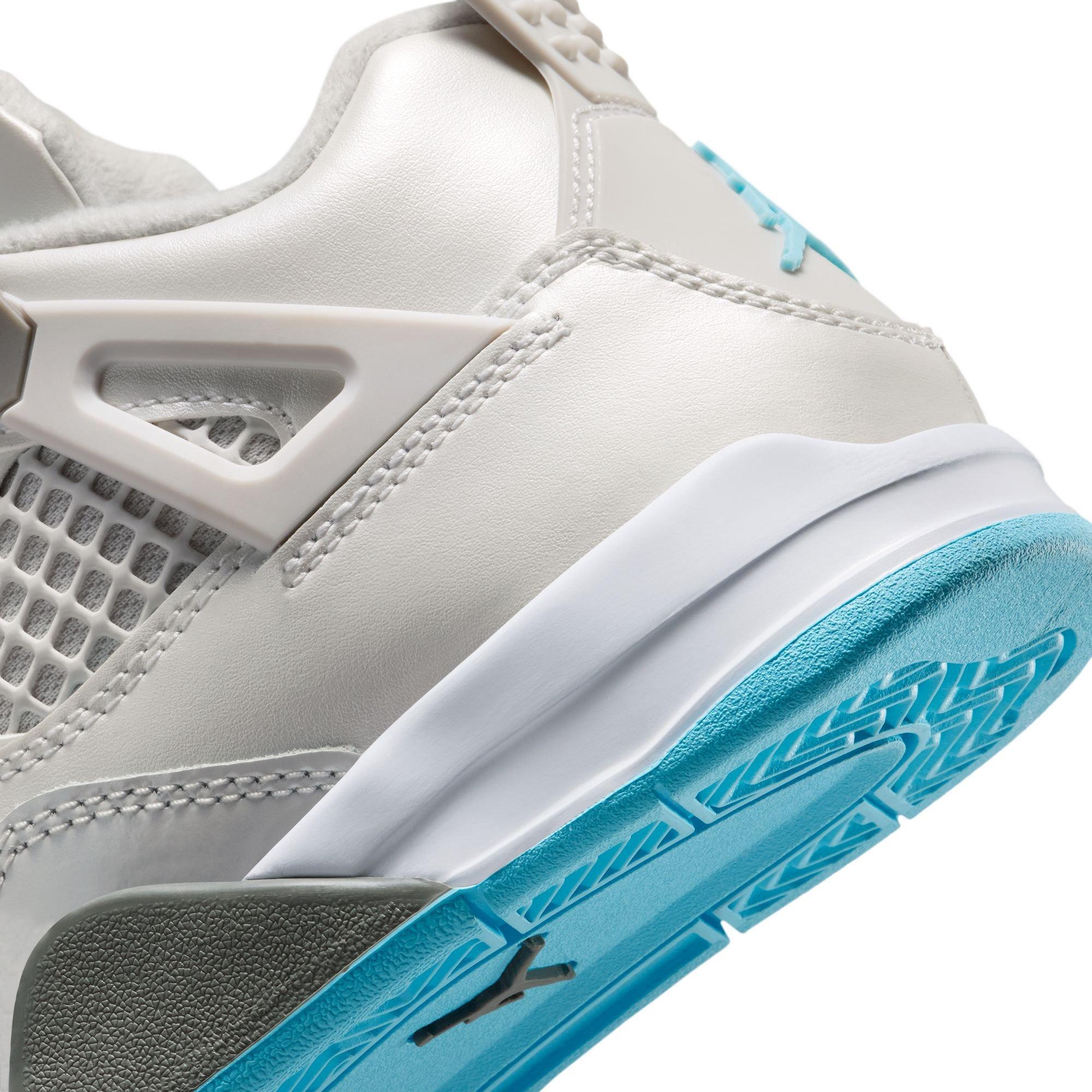 Jordan 4 Retro Preschool Kids' "Blue Chill" Shoe