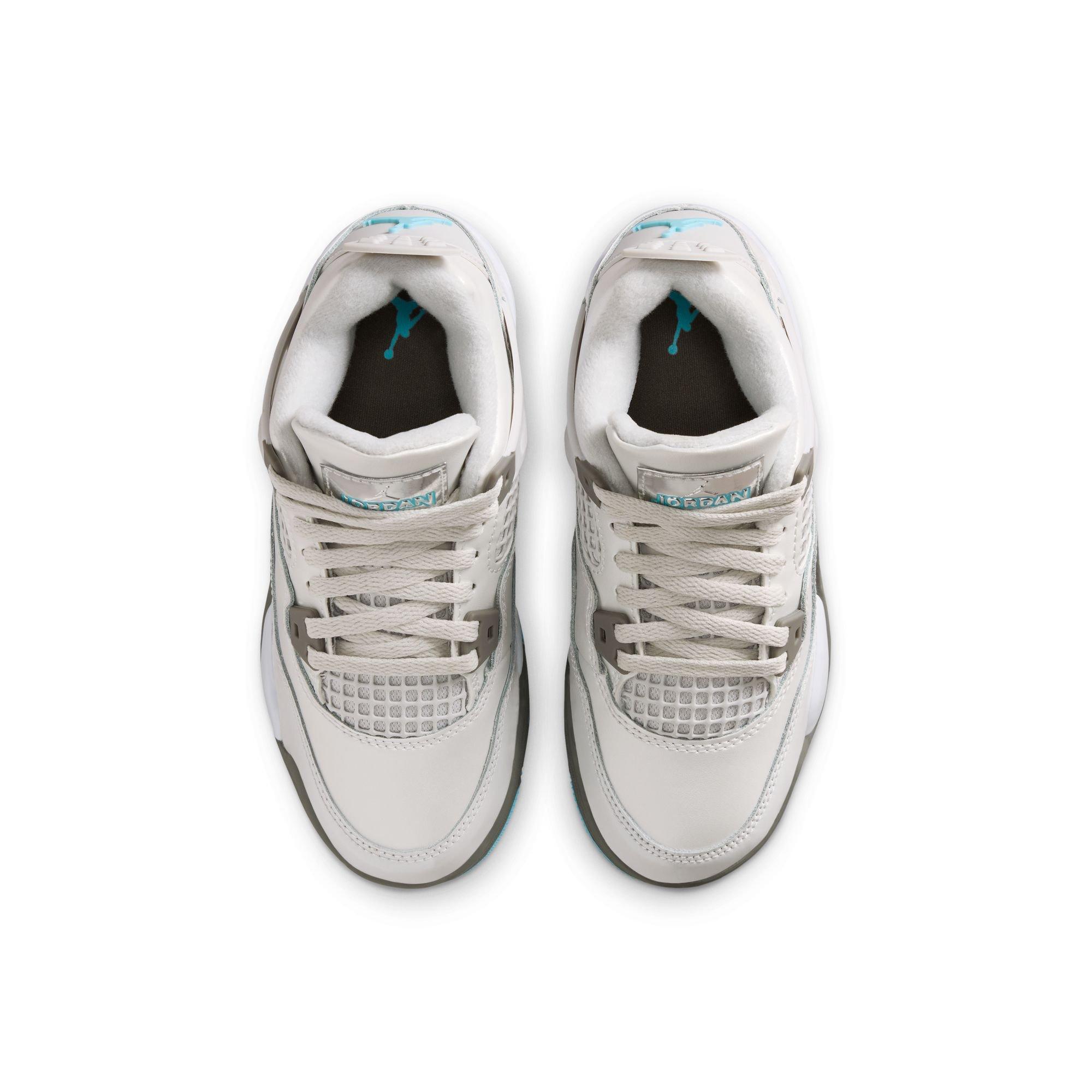 Jordan 4 Retro Preschool Kids' "Blue Chill" Shoe