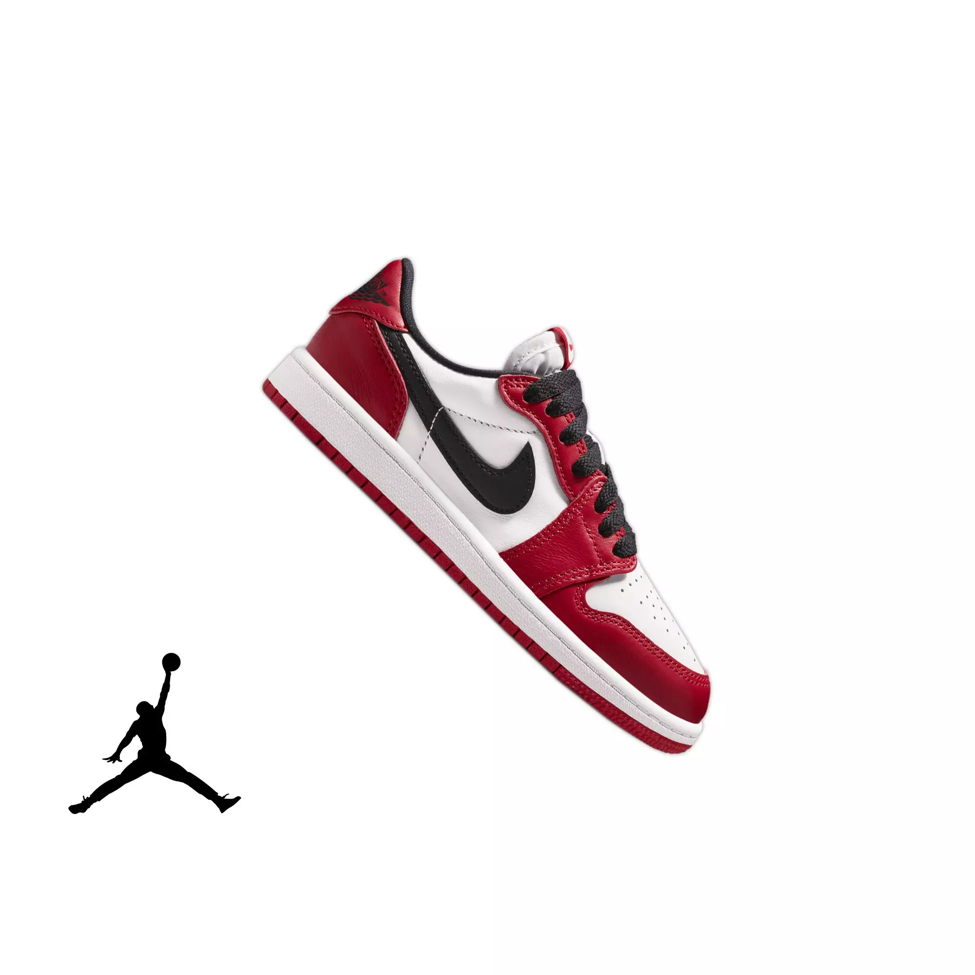 Jordan 1 Retro Low "Chicago" Preschool Kids' Shoe - VARSITY RED/BLACK/SUMMIT WHITE