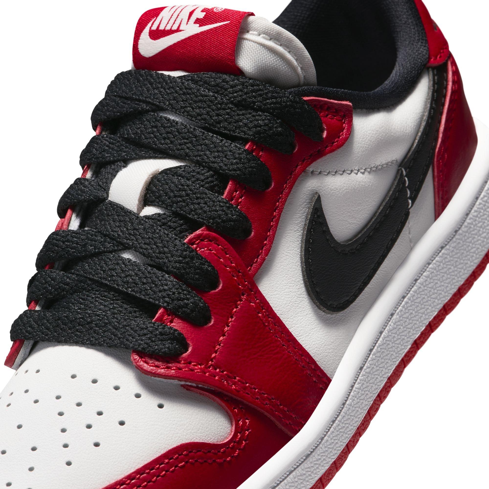 Jordan 1 Retro Low "Chicago" Preschool Kids' Shoe - VARSITY RED/BLACK/SUMMIT WHITE Thumbnail View 5