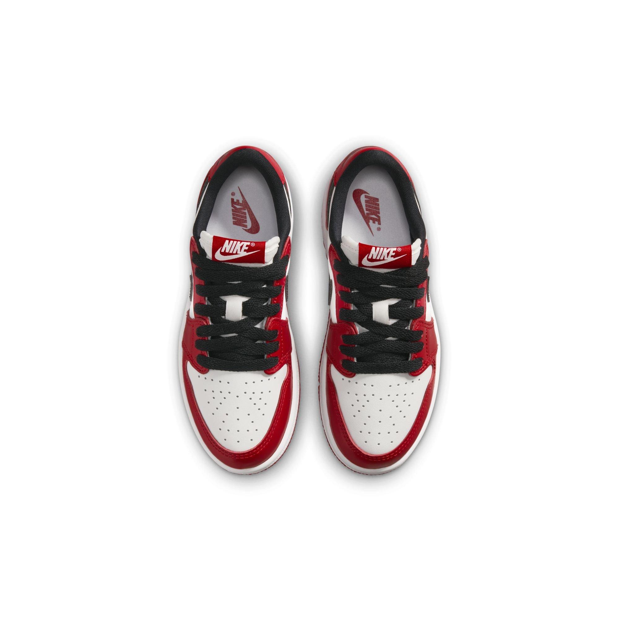 Jordan 1 Retro Low "Chicago" Preschool Kids' Shoe - VARSITY RED/BLACK/SUMMIT WHITE Thumbnail View 10