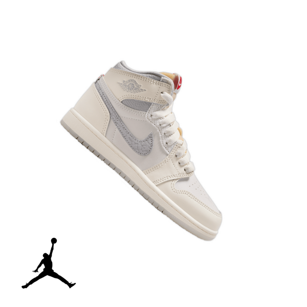 Jordan 1 Retro High OG "Elephant Swoosh" Preschool Kids' Shoe