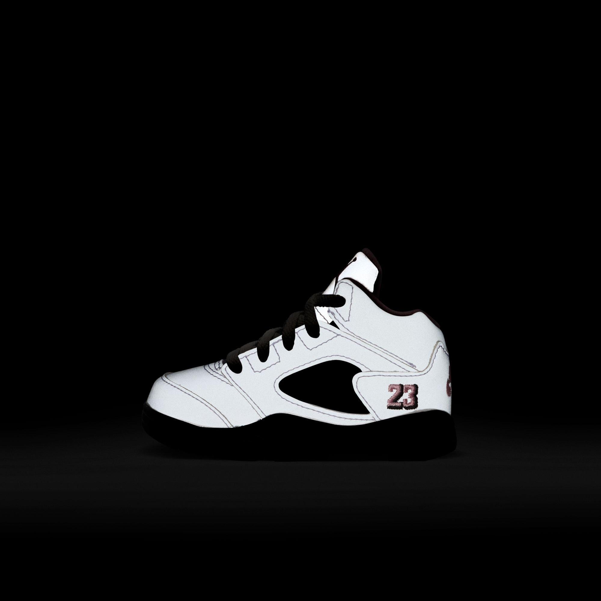 Jordan 5 Retro Toddler Kids' "Medium Soft Pink" Shoe