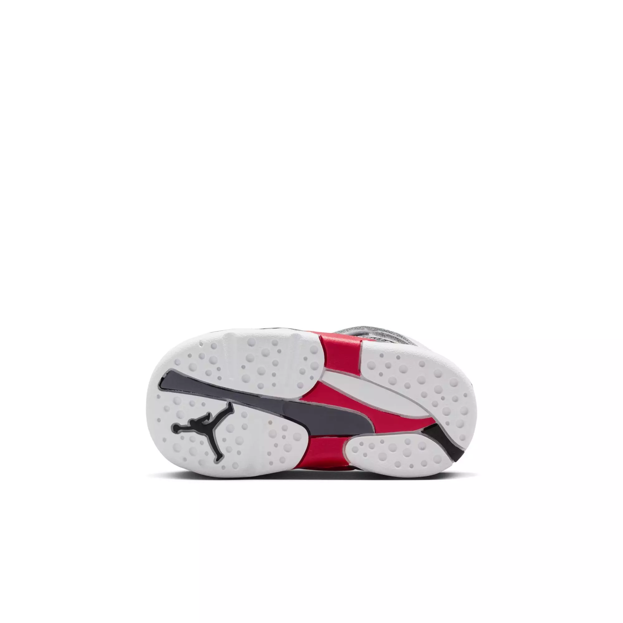 Jordan 8 Retro "White and True Red" Toddler Kids' Shoe - WHITE/BLACK/RED