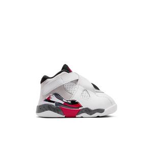 Jordan 8 Retro "White and True Red" Toddler Kids' Shoe