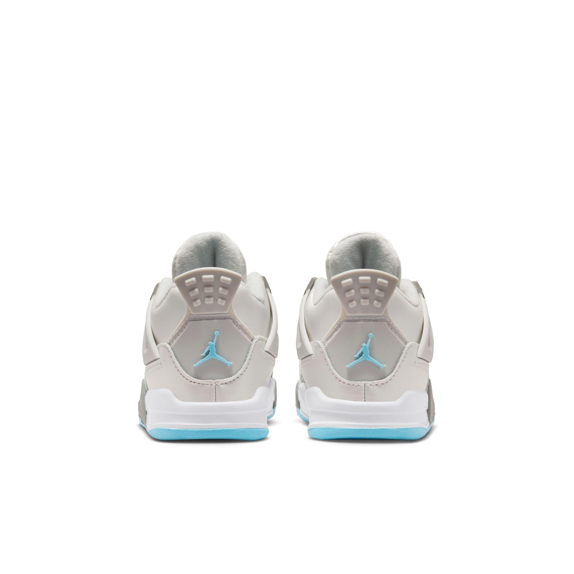 Jordan 4 Retro Toddler Kids' "Blue Chill" Shoe