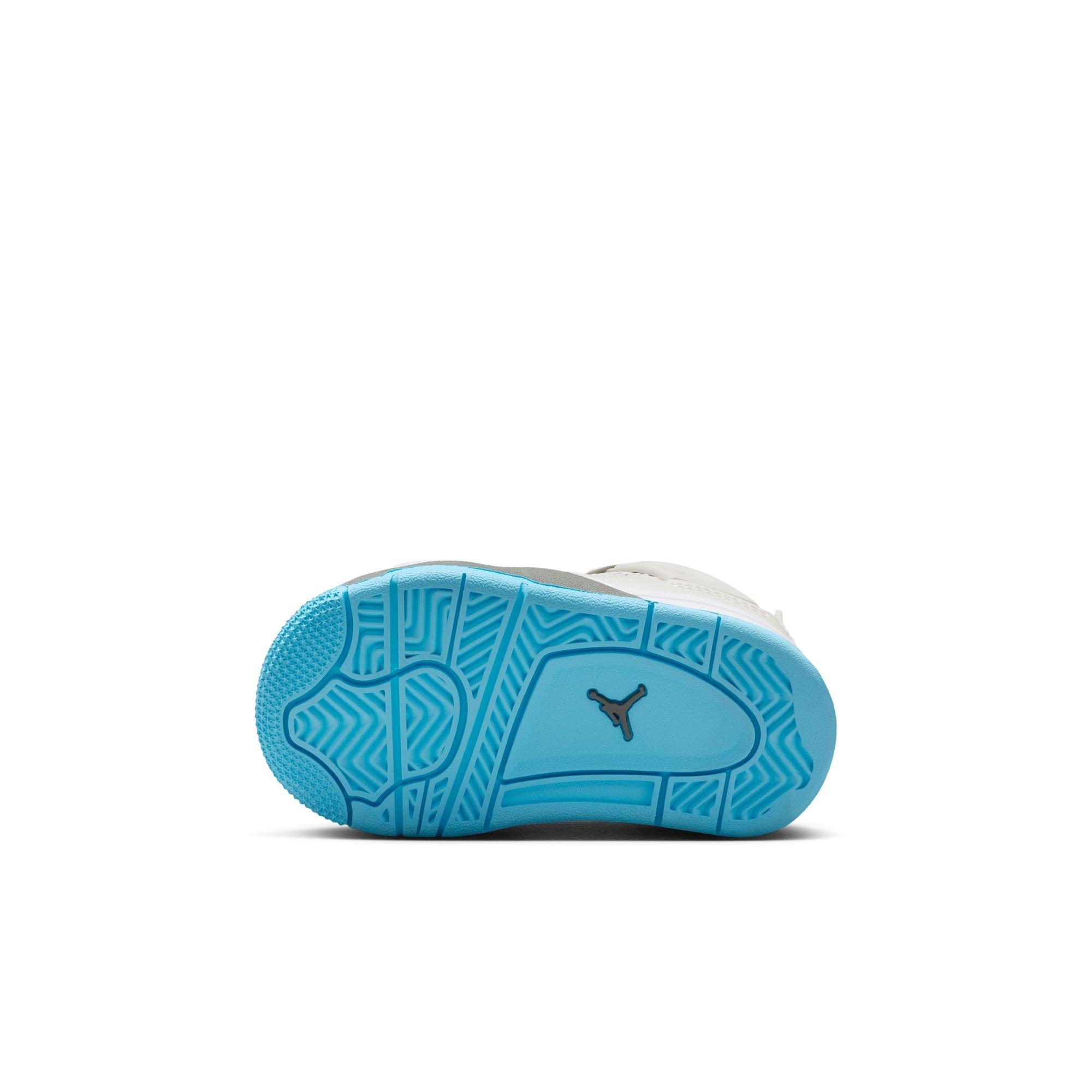 Jordan 4 Retro Toddler Kids' "Blue Chill" Shoe