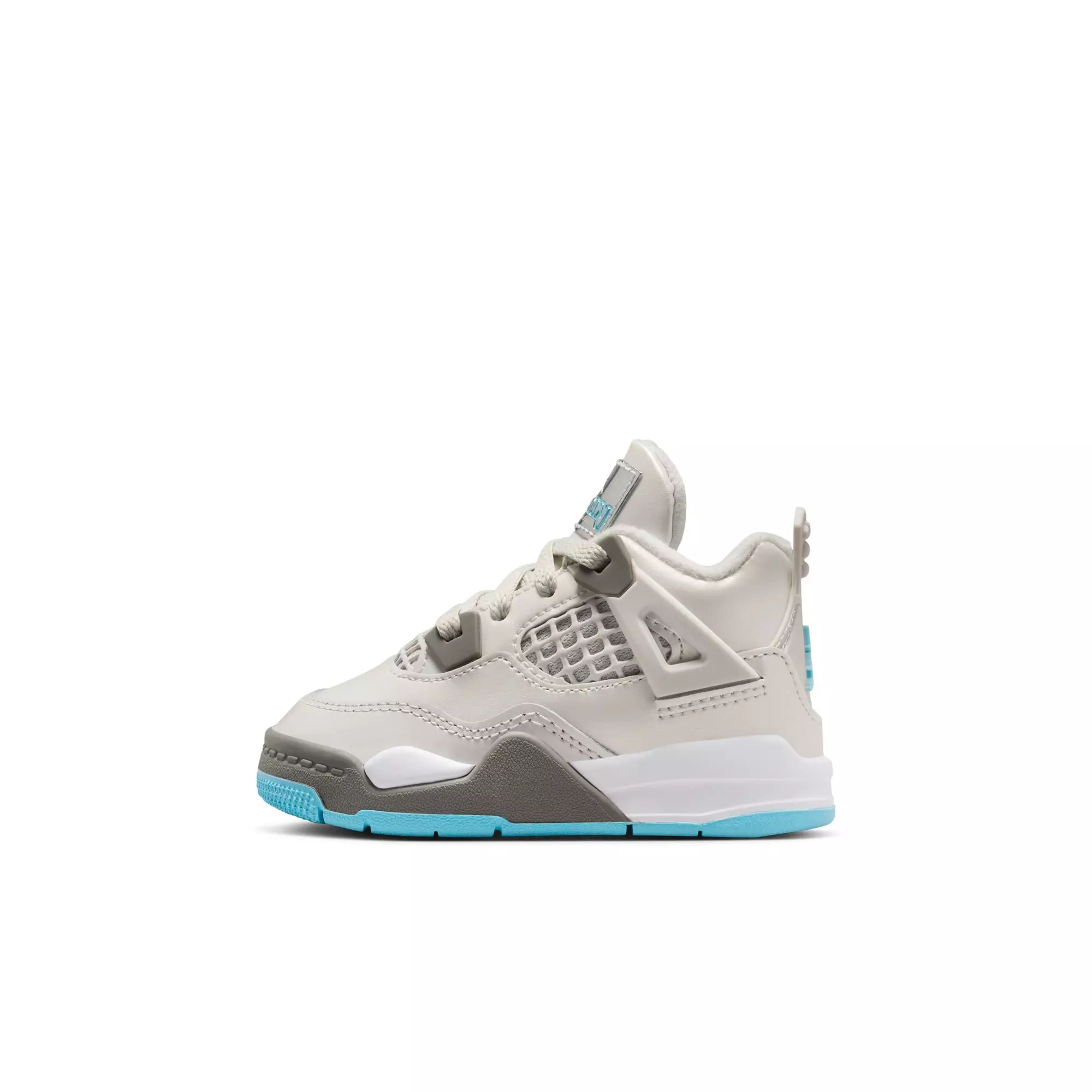 Jordan 4 Retro "Blue Chill" Toddler Kids' Shoe - PHOTON DUST/BLUE CHILL/FLAT PEWTER