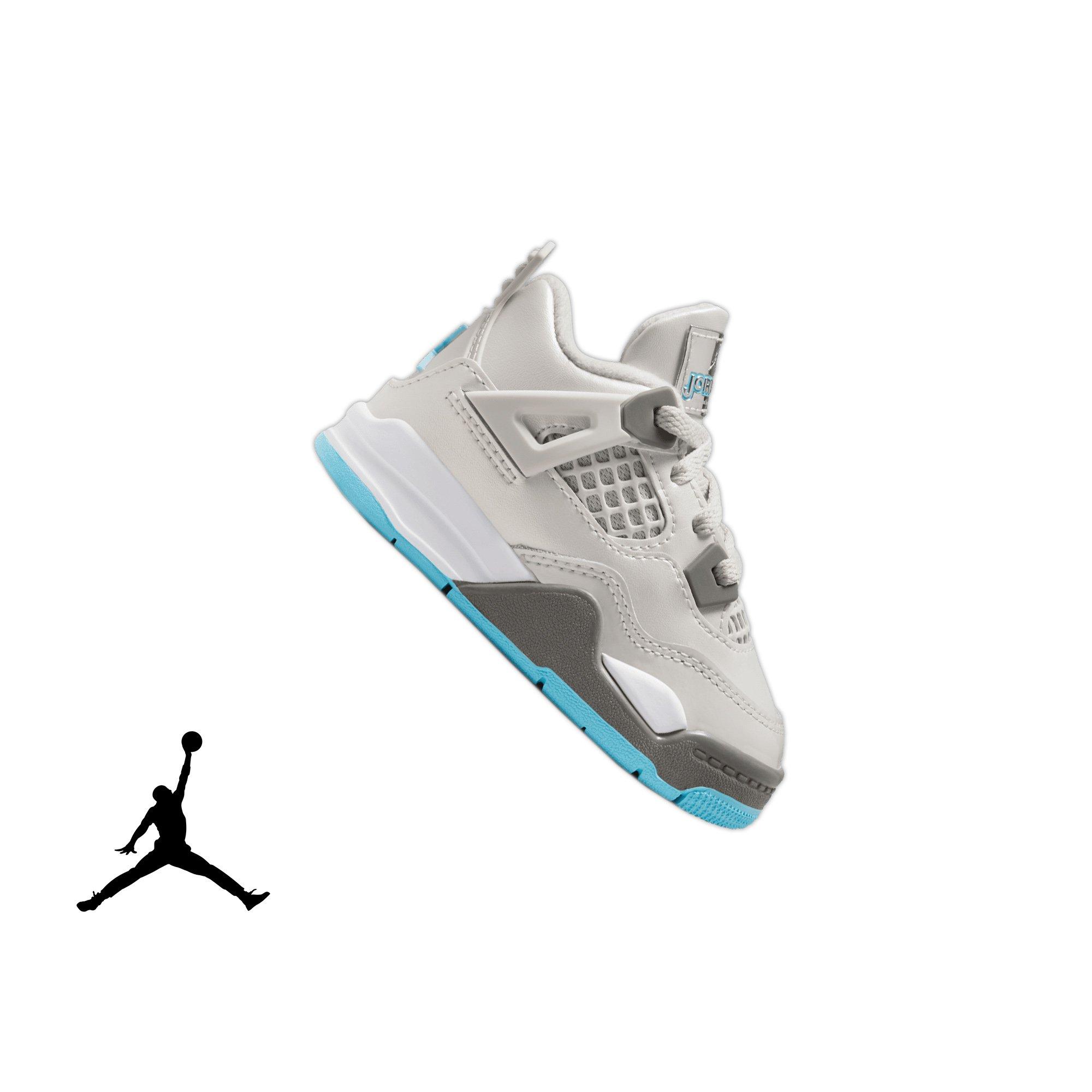 Jordan 4 Retro Toddler Kids' "Blue Chill" Shoe