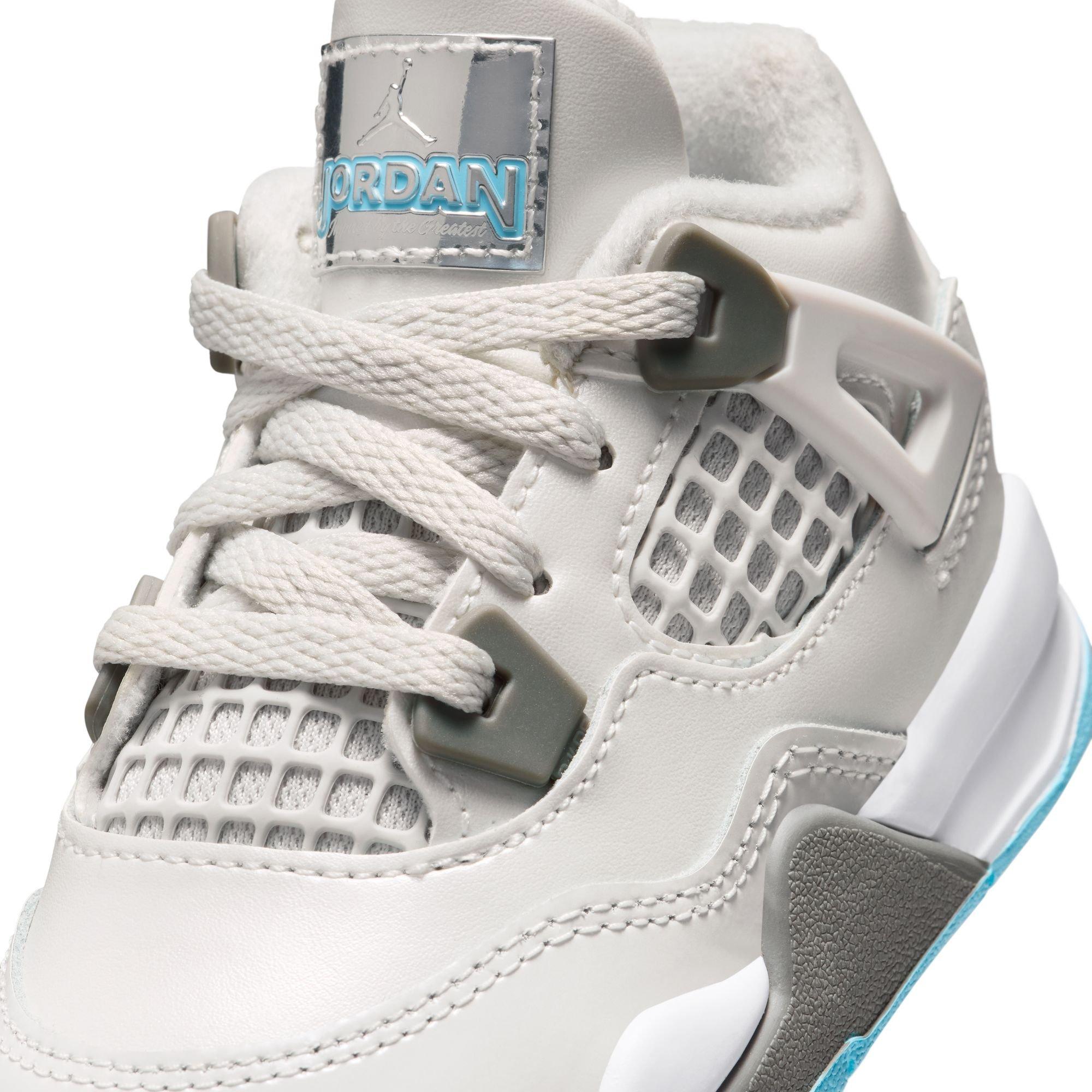 Jordan 4 Retro Toddler Kids' "Blue Chill" Shoe
