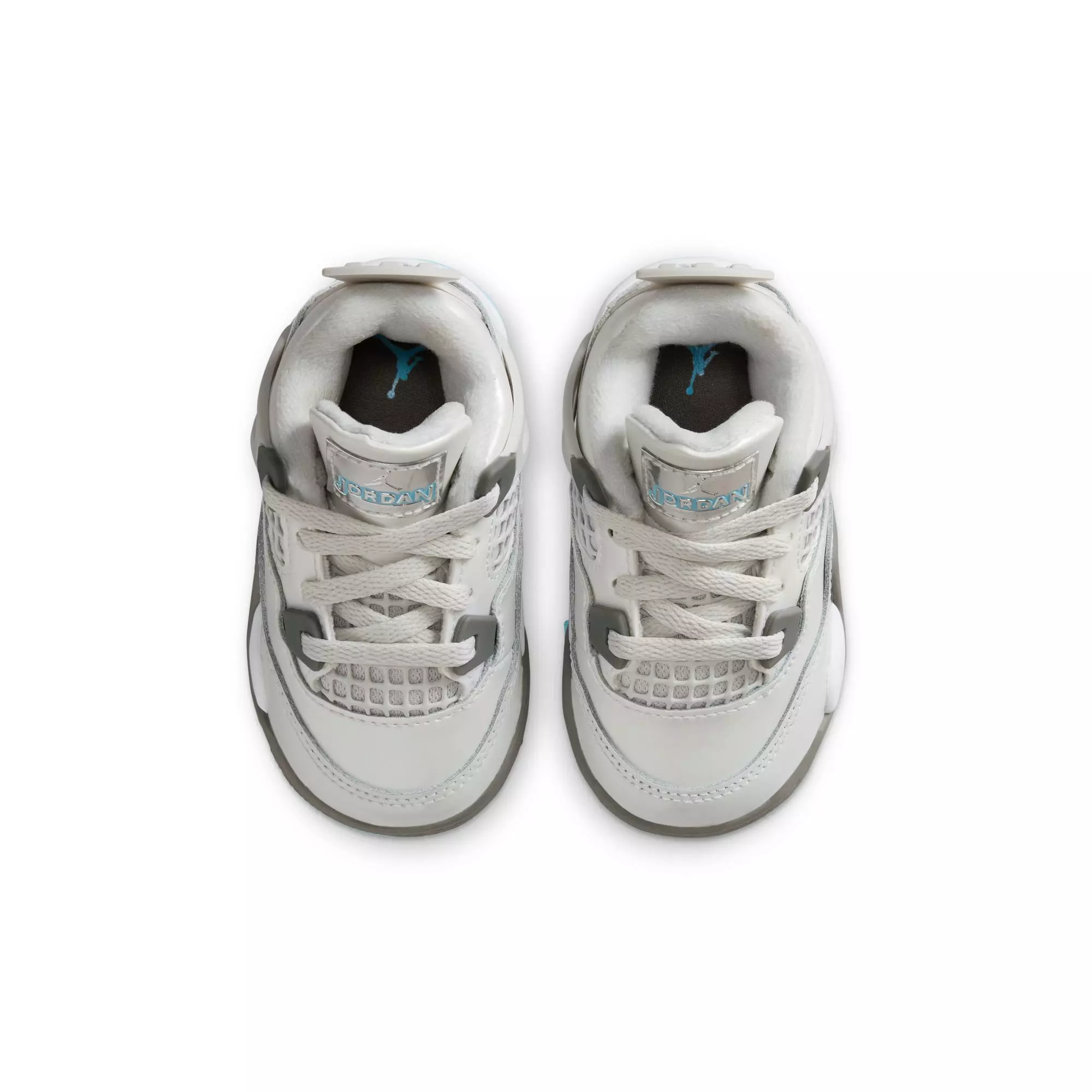 Jordan 4 Retro "Blue Chill" Toddler Kids' Shoe - PHOTON DUST/BLUE CHILL/FLAT PEWTER