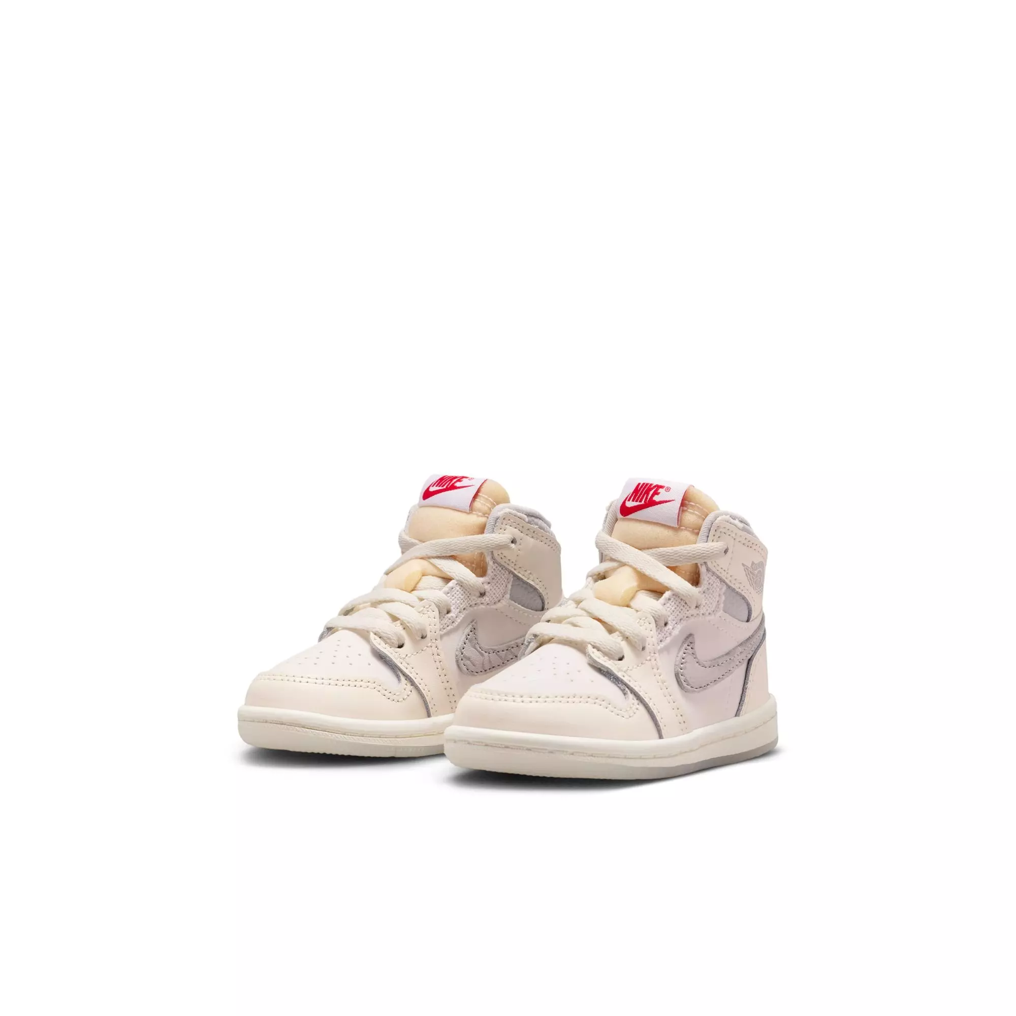 Jordan 1 Retro High OG "Elephant Swoosh" Toddler Kids' Shoe - SAIL/UNIVERSITY RED/PALE IVORY