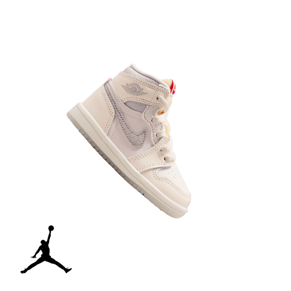 Jordan 1 Retro High OG "Elephant Swoosh" Toddler Kids' Shoe