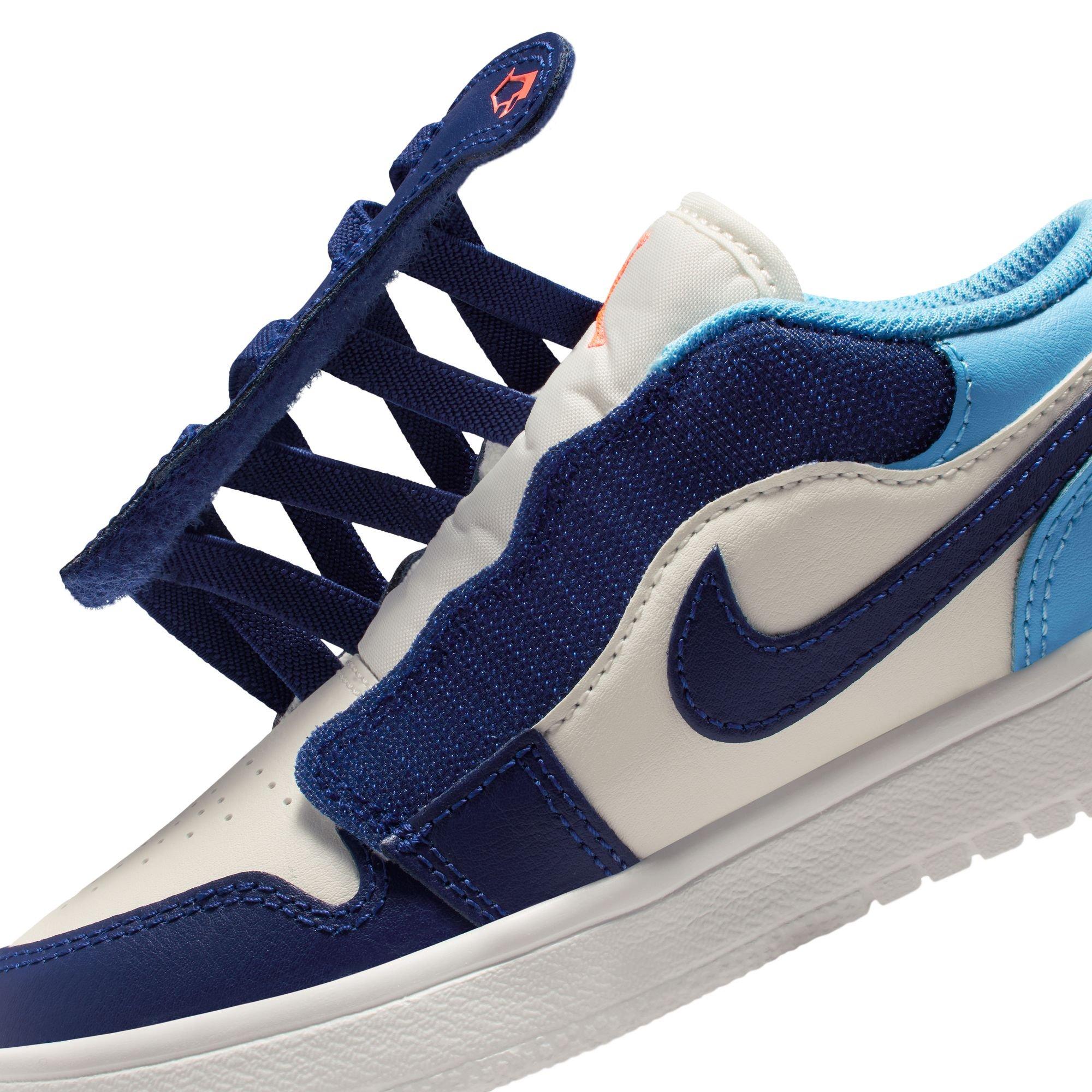 Jordan 1 Low Alt Preschool Boys' "Sail/Blue Void/Blue Chill/Hot Lava" Shoe