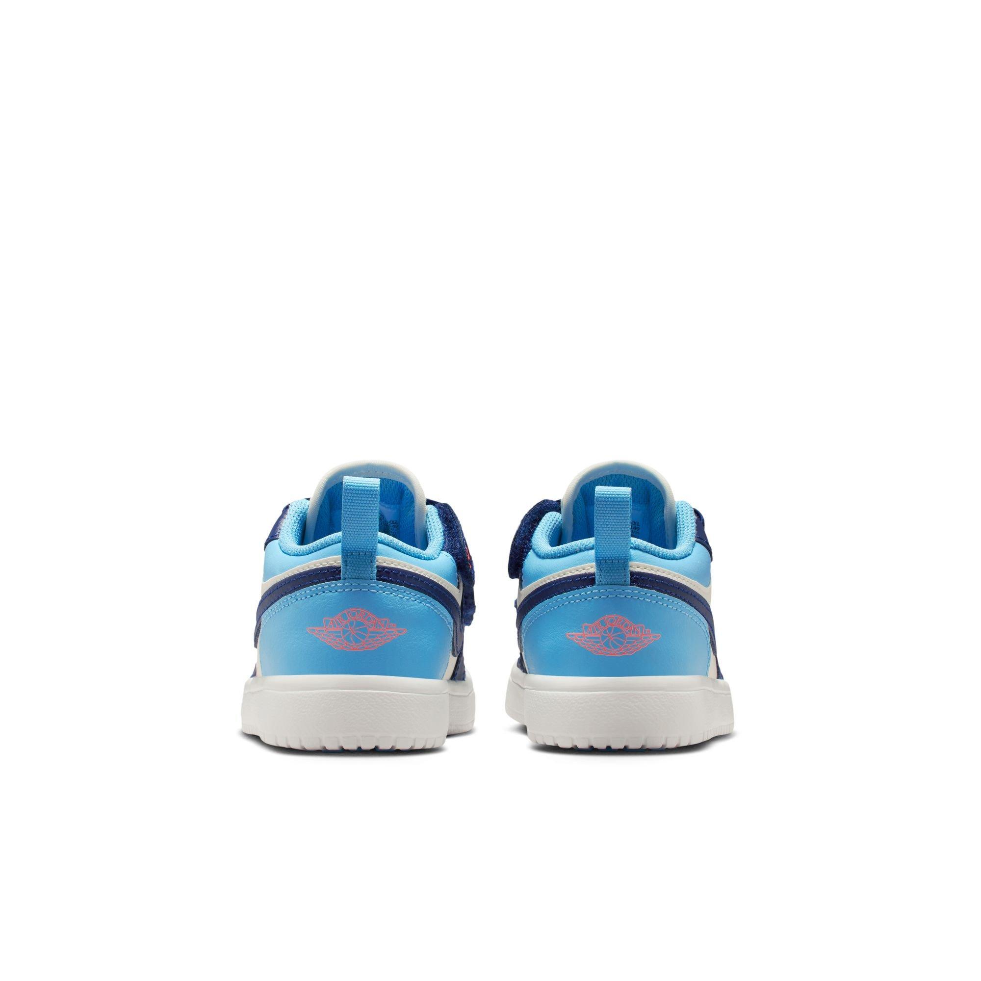 Jordan 1 Low Alt Preschool Boys' "Sail/Blue Void/Blue Chill/Hot Lava" Shoe