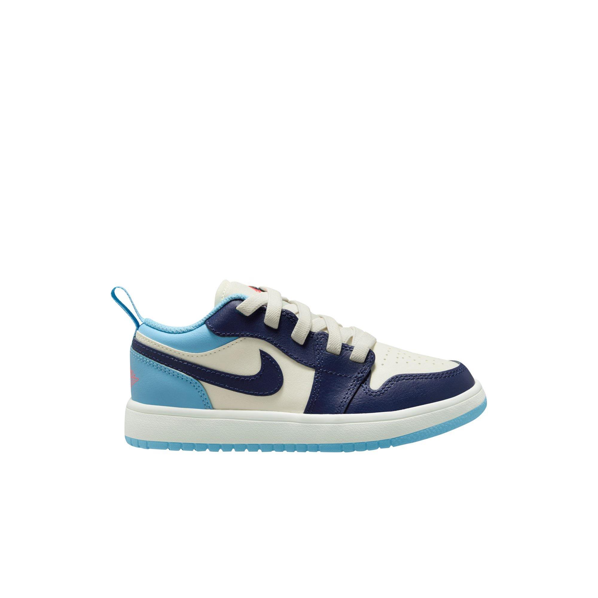 Jordan 1 Low Alt Preschool Boys' "Sail/Blue Void/Blue Chill/Hot Lava" Shoe