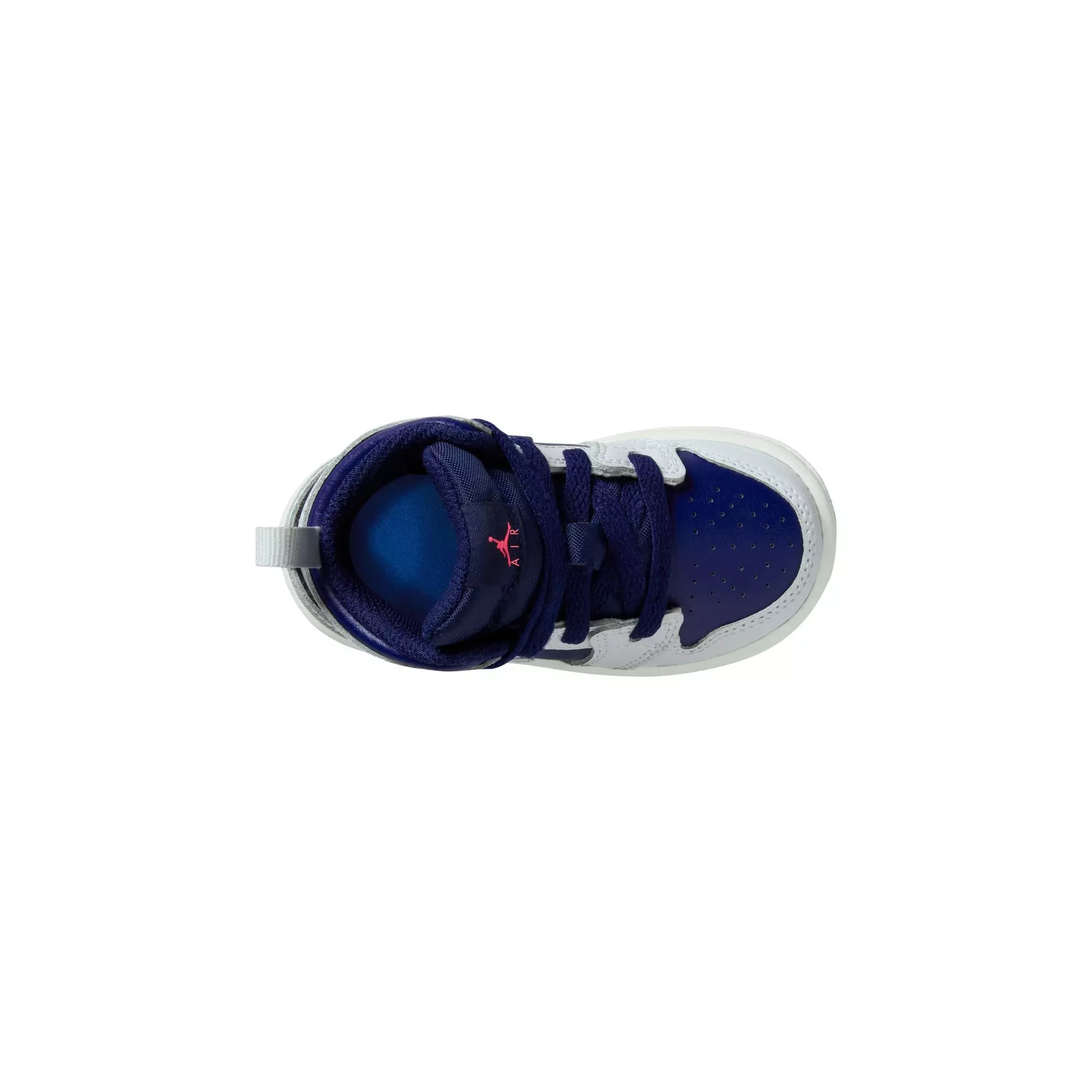 Jordan 1 Mid "Blue Void/Pure Platinum/Summit White" Toddler Boys' Shoe - NAVY/GREY