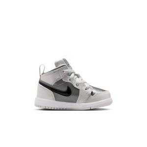 Jordan 1 Mid SE "Photon Dust/Blue Chill/Flat Pewter/Black" Toddler Boys' Shoe