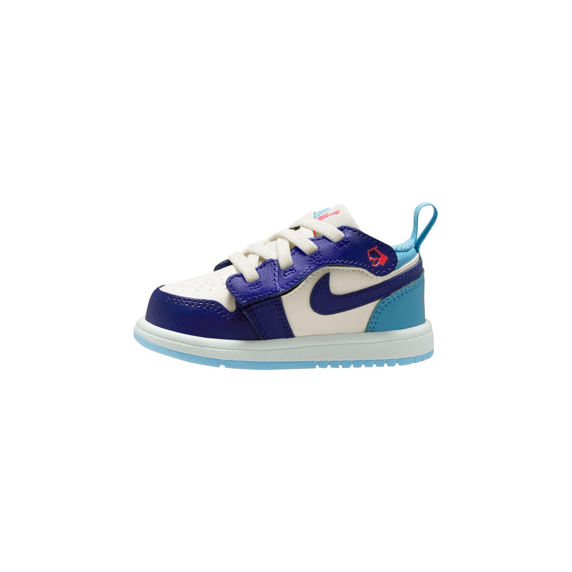 Jordan 1 Low Alt Toddler Boys' "Sail/Blue Void/Blue Chill/Hot Lava" Shoe
