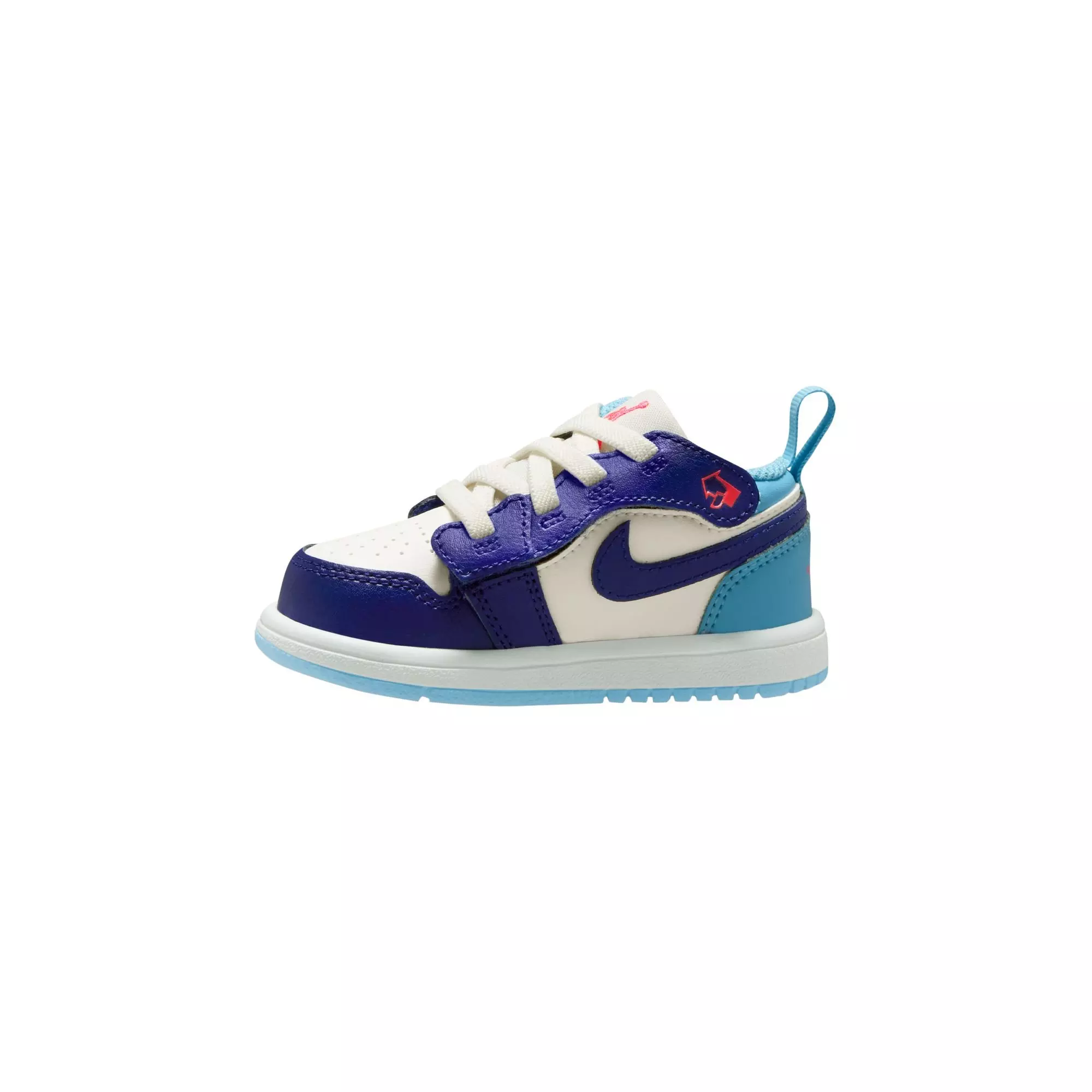 Jordan 1 Low Alt "Sail/Blue Void/Blue Chill/Hot Lava" Toddler Boys' Shoe - CAROLINA BLUE/WHITE