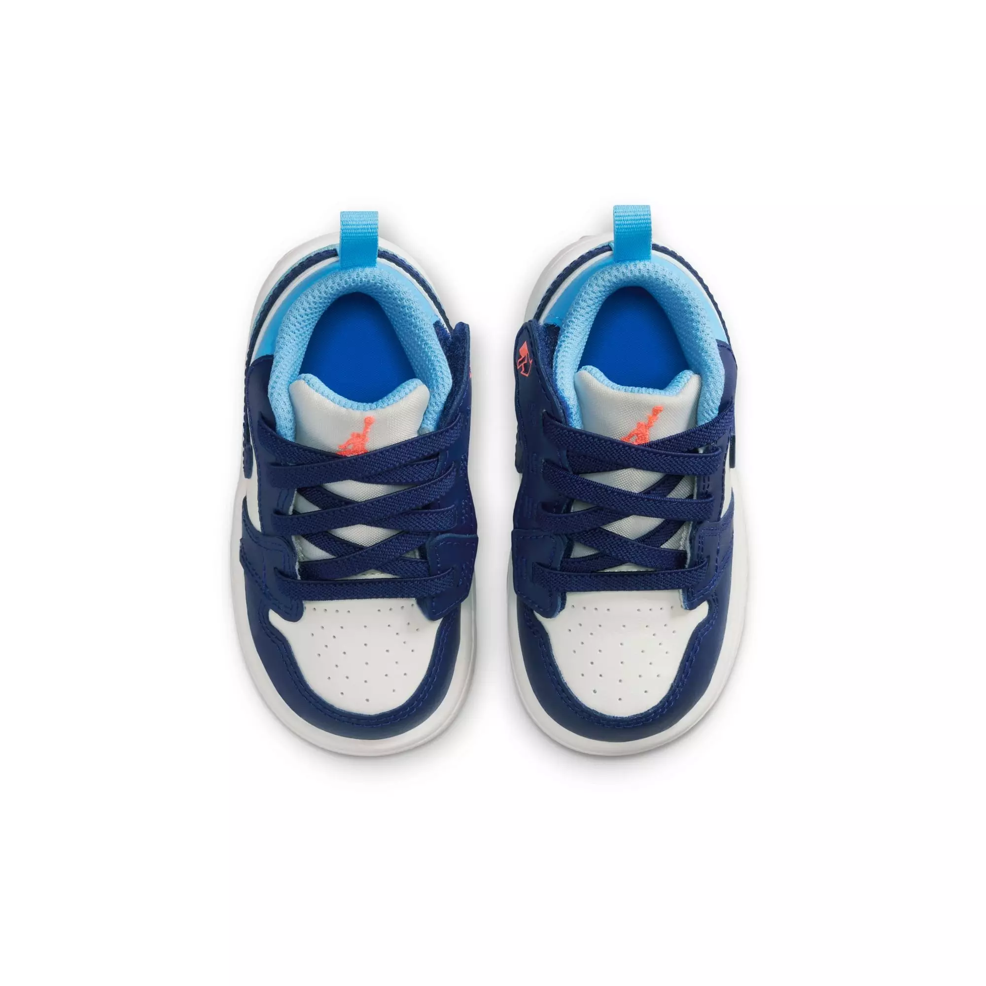 Jordan 1 Low Alt "Sail/Blue Void/Blue Chill/Hot Lava" Toddler Boys' Shoe - CAROLINA BLUE/WHITE