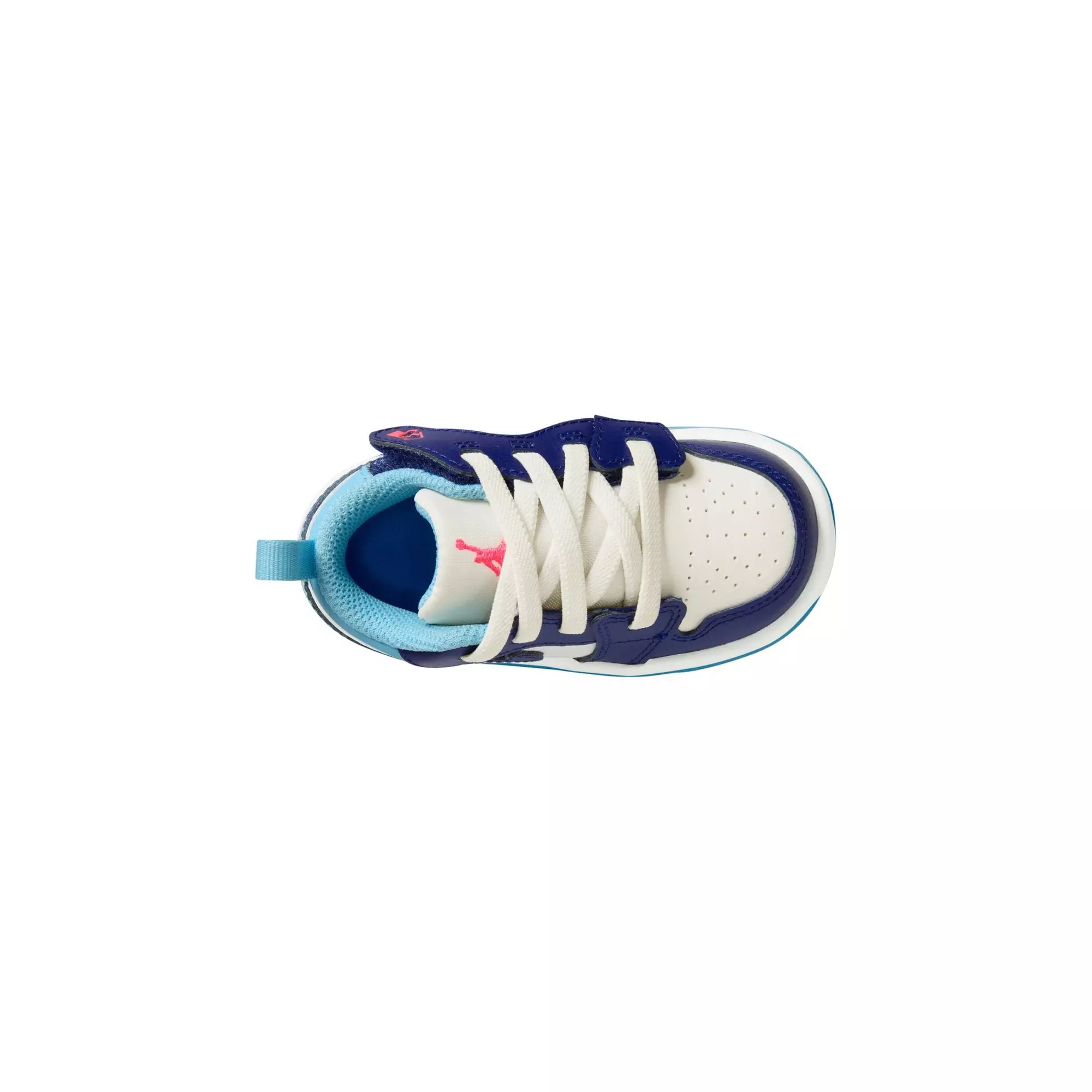 Jordan 1 Low Alt "Sail/Blue Void/Blue Chill/Hot Lava" Toddler Boys' Shoe - CAROLINA BLUE/WHITE