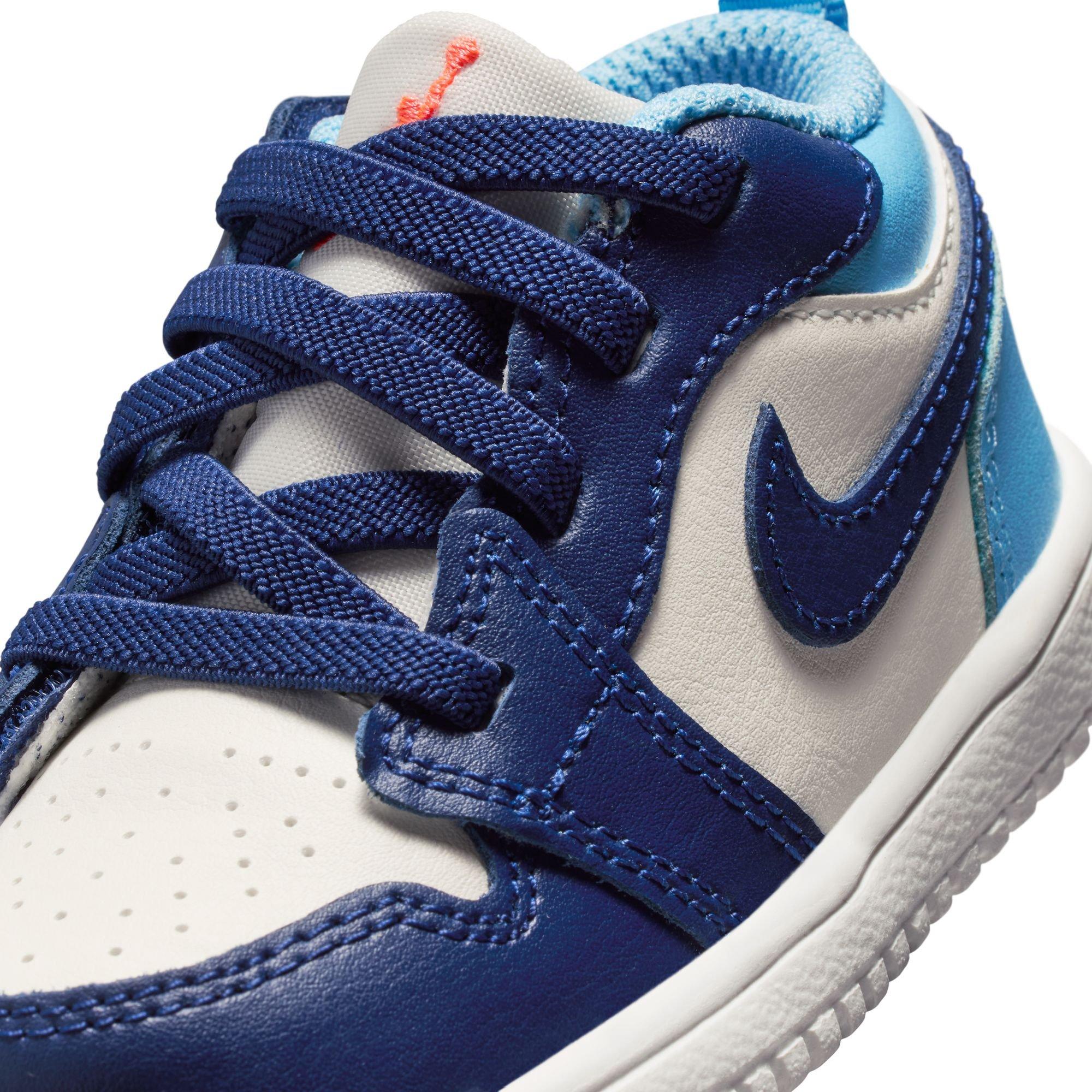 Jordan 1 Low Alt Toddler Boys' "Sail/Blue Void/Blue Chill/Hot Lava" Shoe
