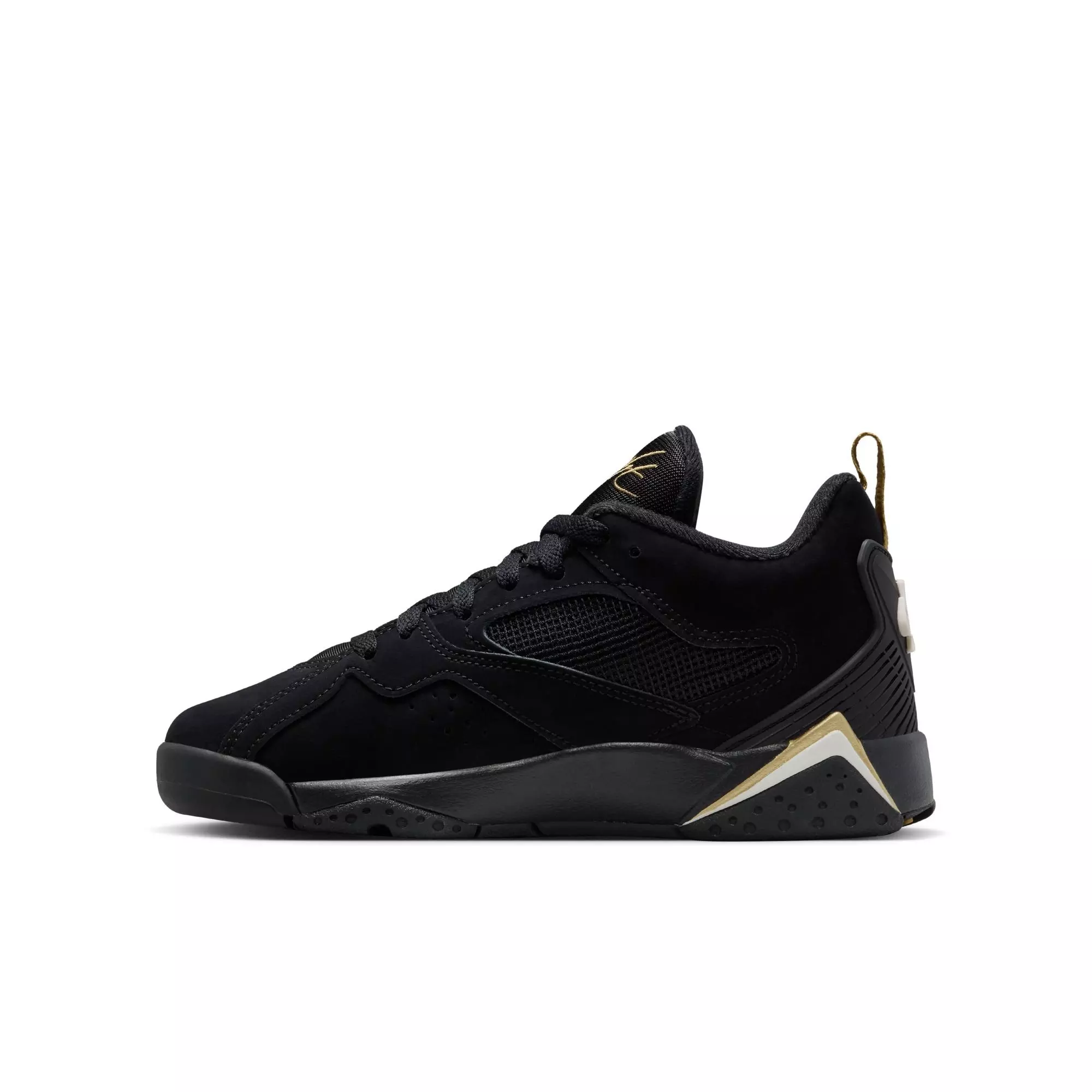 Jordan MVP 92 "Black/Metallic Gold/Sail" Grade School Boys' Shoe - BLACK/GOLD