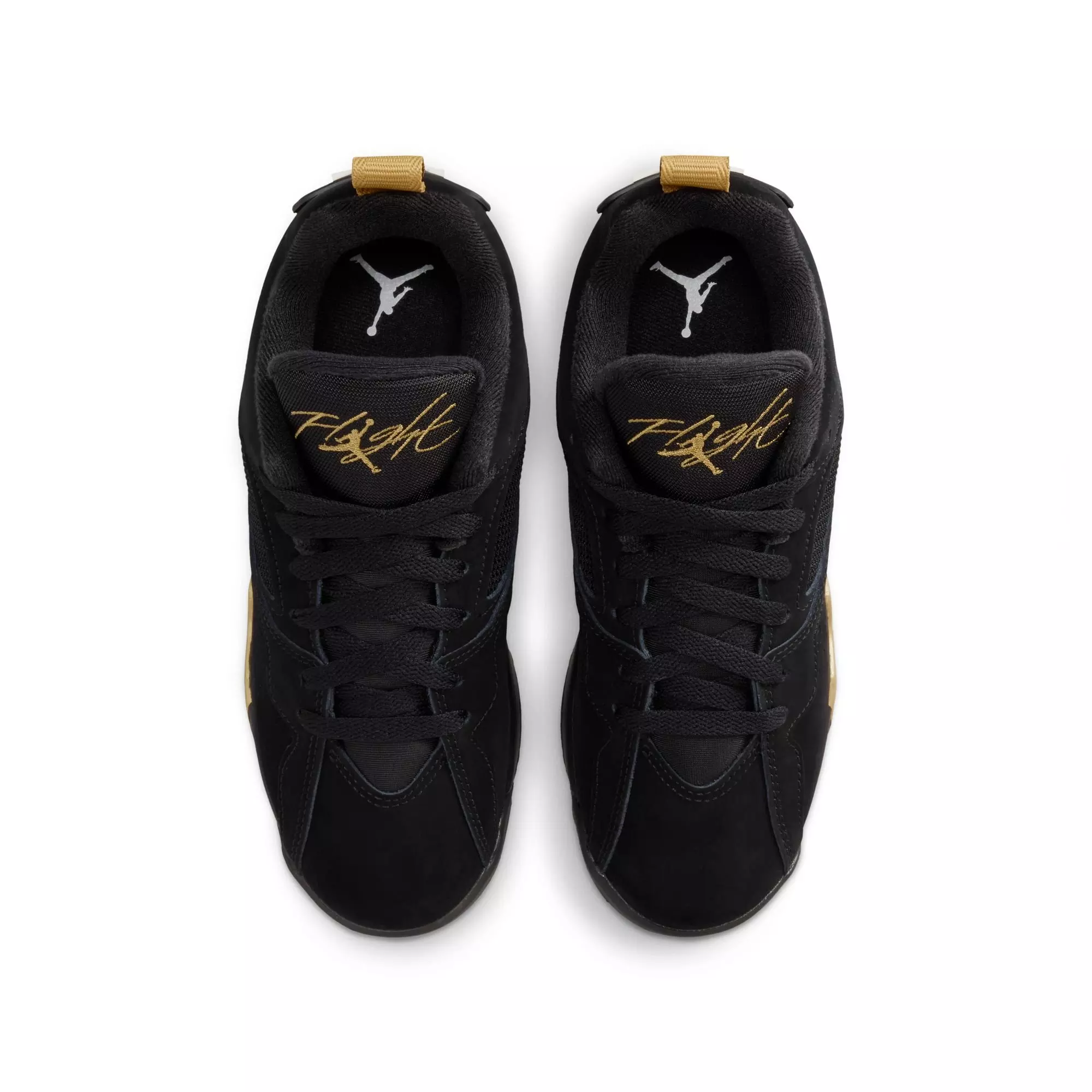 Jordan MVP 92 "Black/Metallic Gold/Sail" Grade School Boys' Shoe - BLACK/GOLD