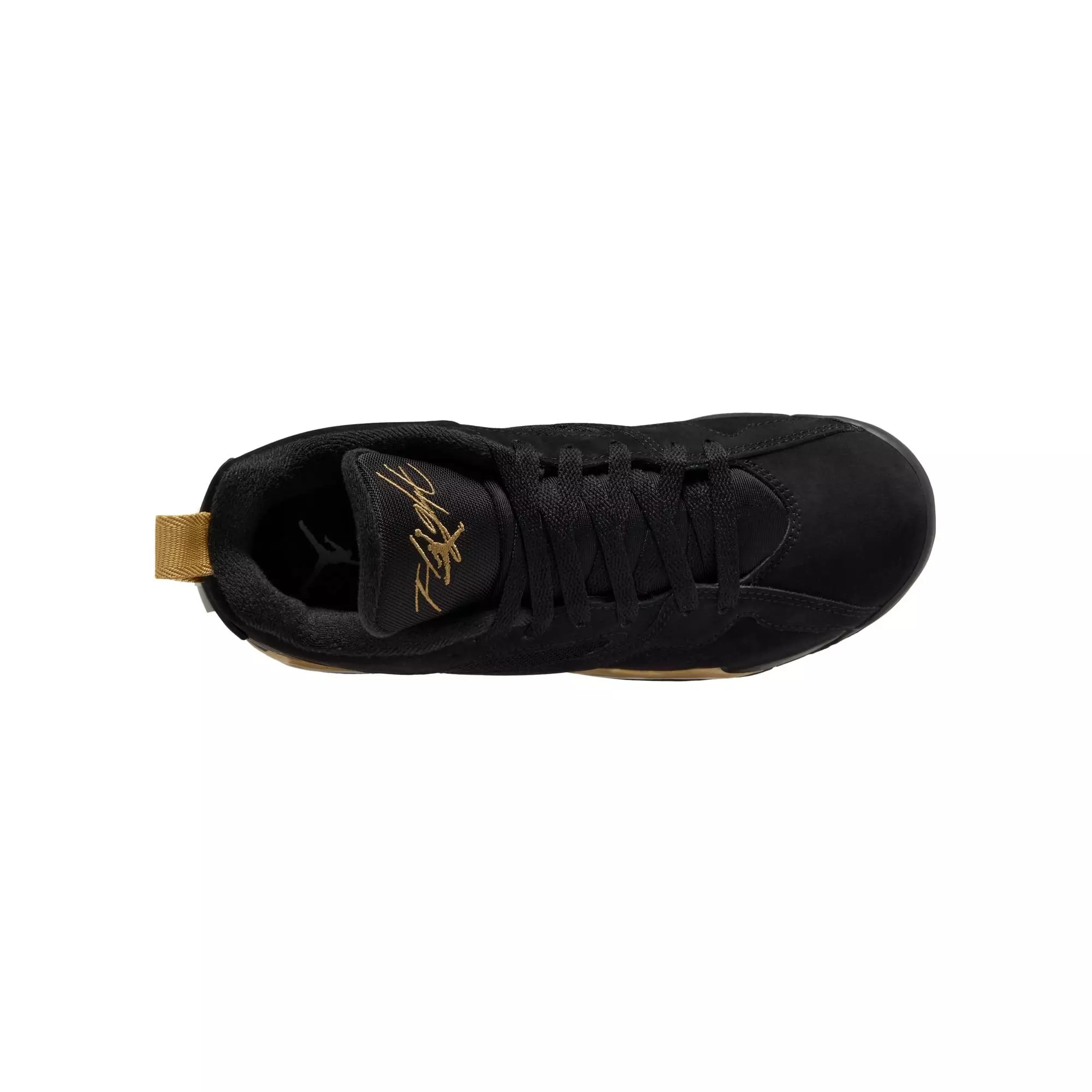 Jordan MVP 92 "Black/Metallic Gold/Sail" Grade School Boys' Shoe - BLACK/GOLD