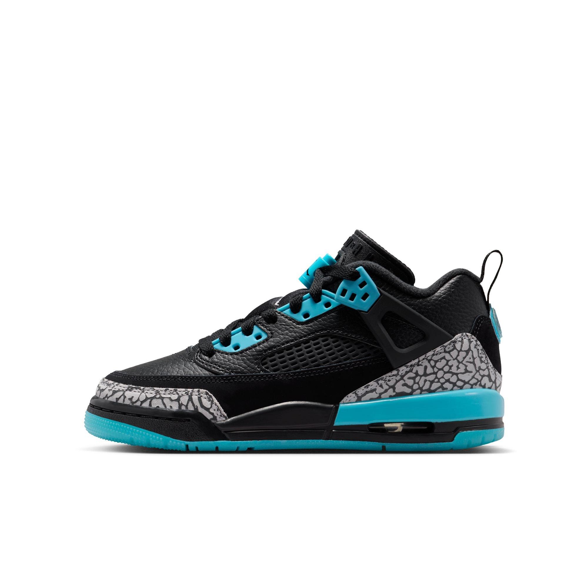 Jordan Spizike Low Grade School Boys' "Black/Wolf Grey/Gamma Blue" Shoe