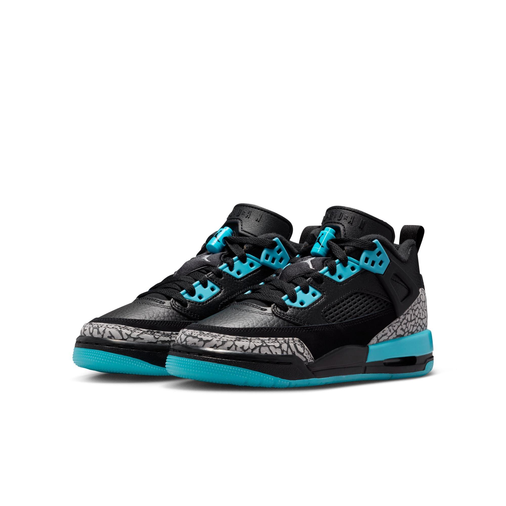 Jordan Spizike Low Grade School Boys' "Black/Wolf Grey/Gamma Blue" Shoe
