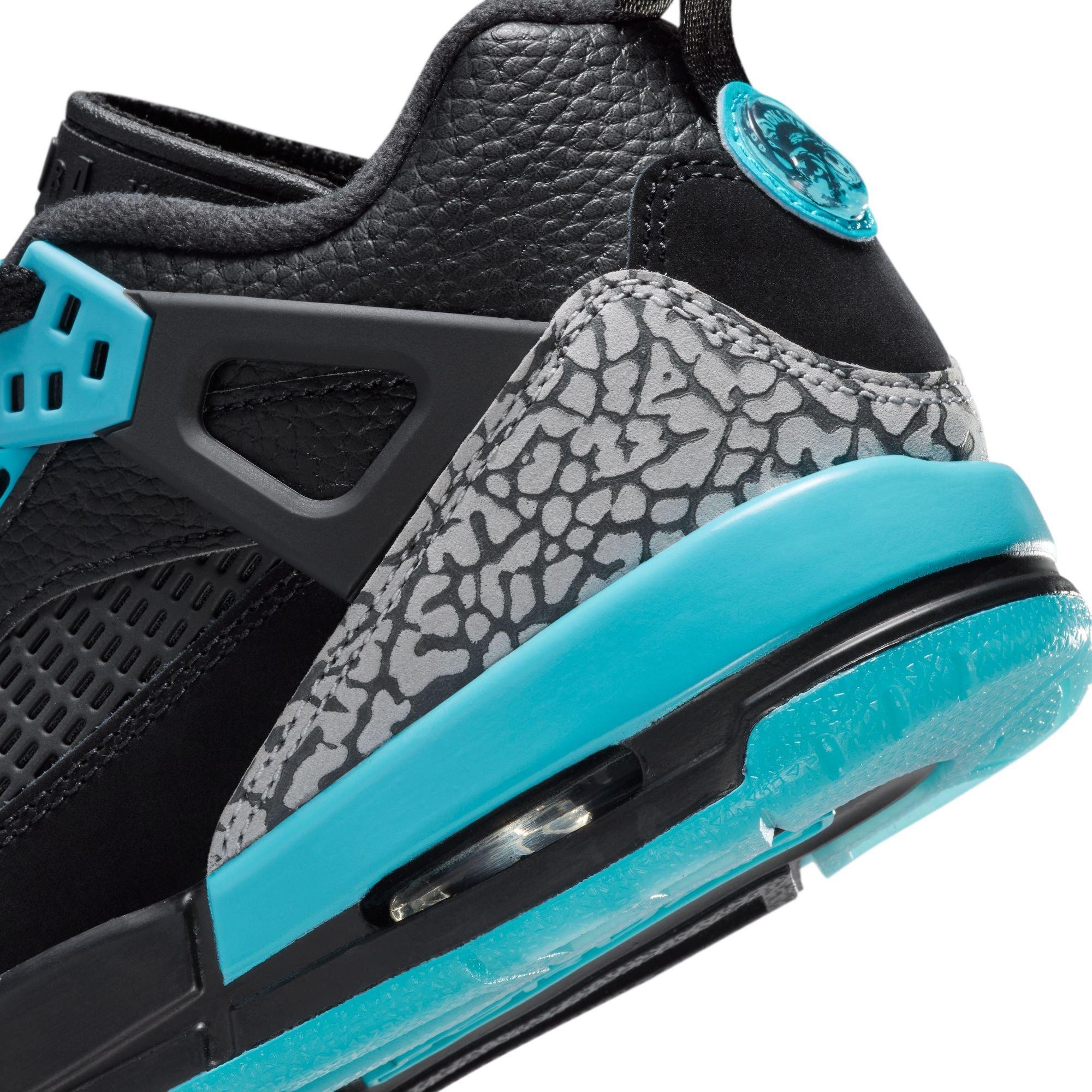 Jordan Spizike Low Grade School Boys' "Black/Wolf Grey/Gamma Blue" Shoe