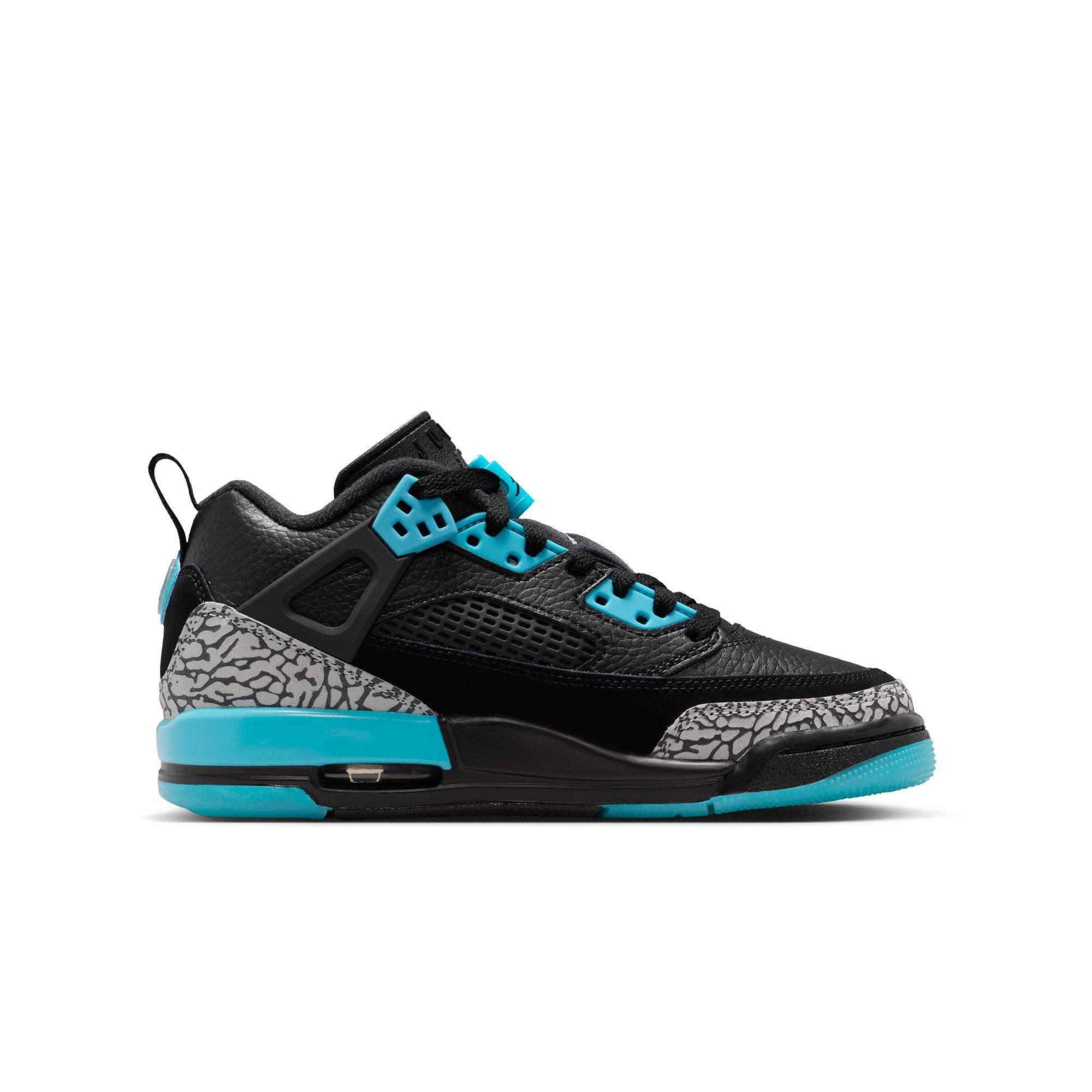 Jordan Spizike Low Grade School Boys' "Black/Wolf Grey/Gamma Blue" Shoe