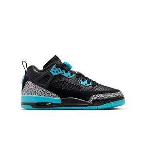 Jordan Spizike Low "Black/Wolf Grey/Gamma Blue" Grade School Boys' Shoe