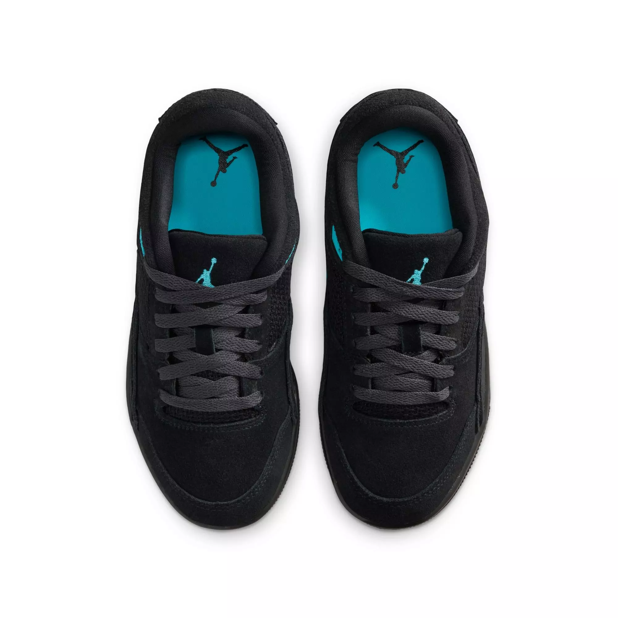 Jordan Flight Court "Black/Gamma Blue/Anthracite" Grade School Boys' Shoe - BLACK/BLUE