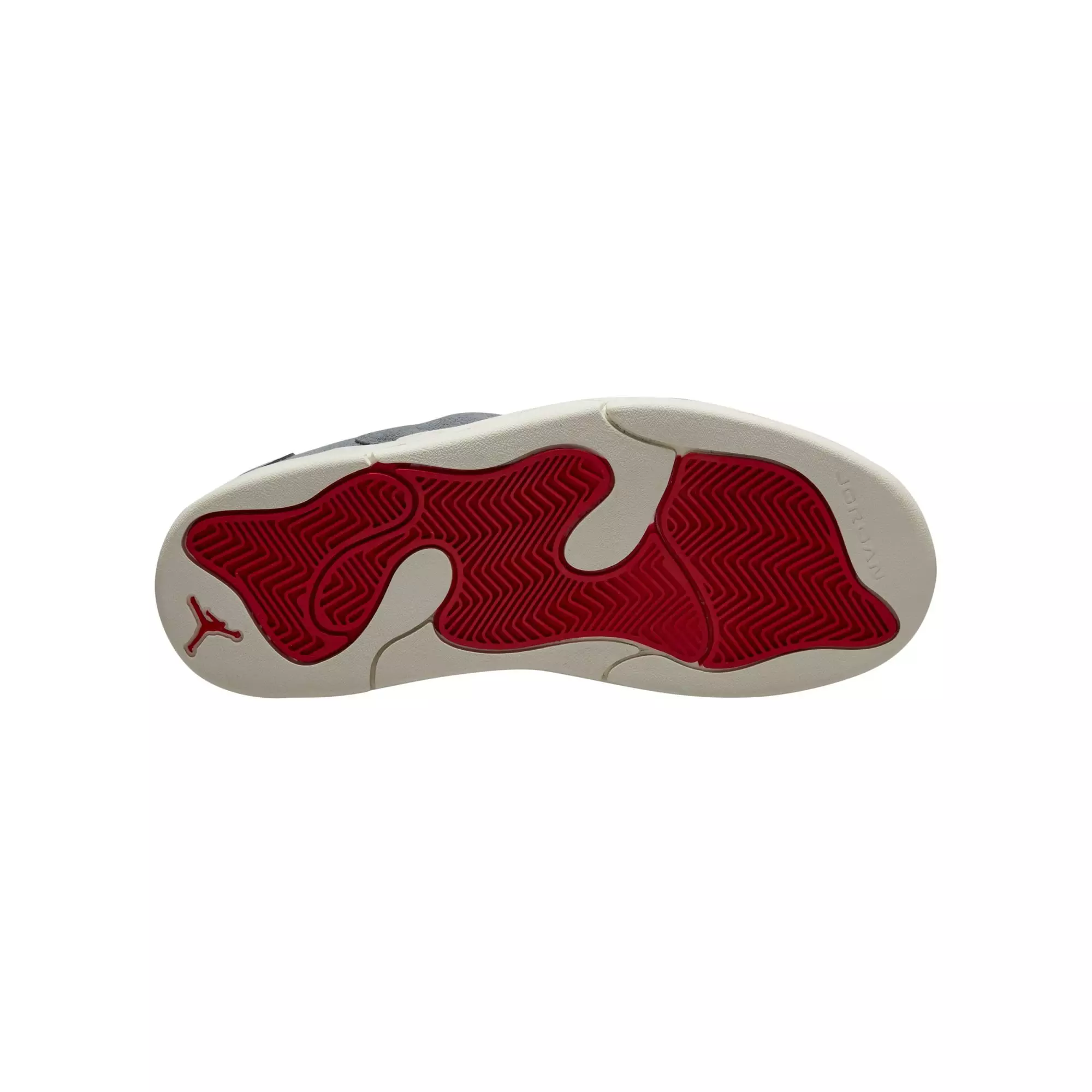 Jordan Session "Cool Grey/Varsity Red/Phantom White" Grade School Boys' Shoe - GREY