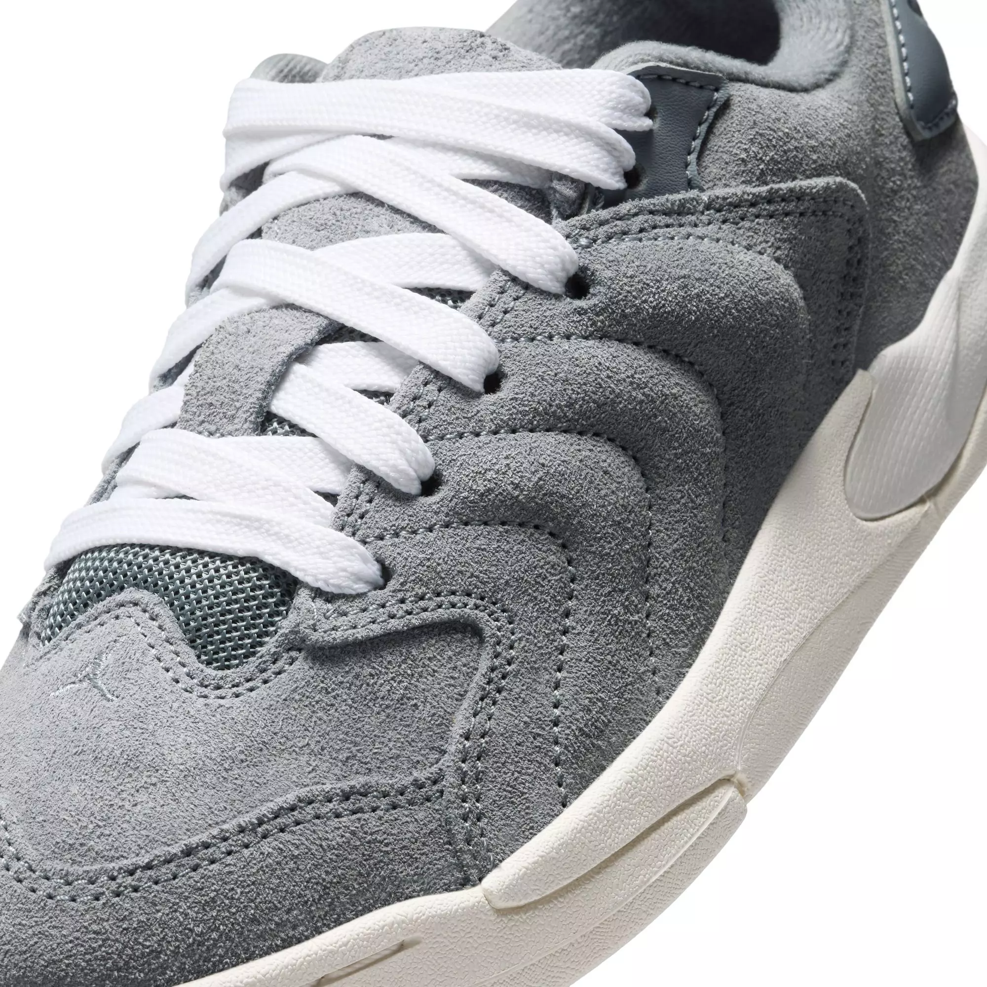 Jordan Session "Cool Grey/Varsity Red/Phantom White" Grade School Boys' Shoe - GREY