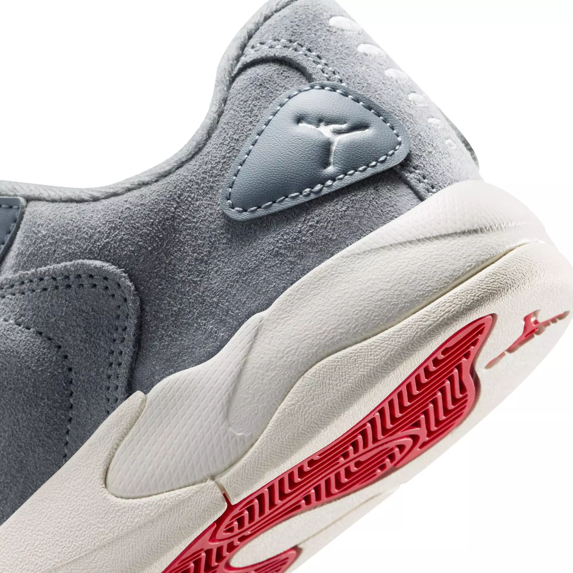 Jordan Session "Cool Grey/Varsity Red/Phantom White" Grade School Boys' Shoe - GREY