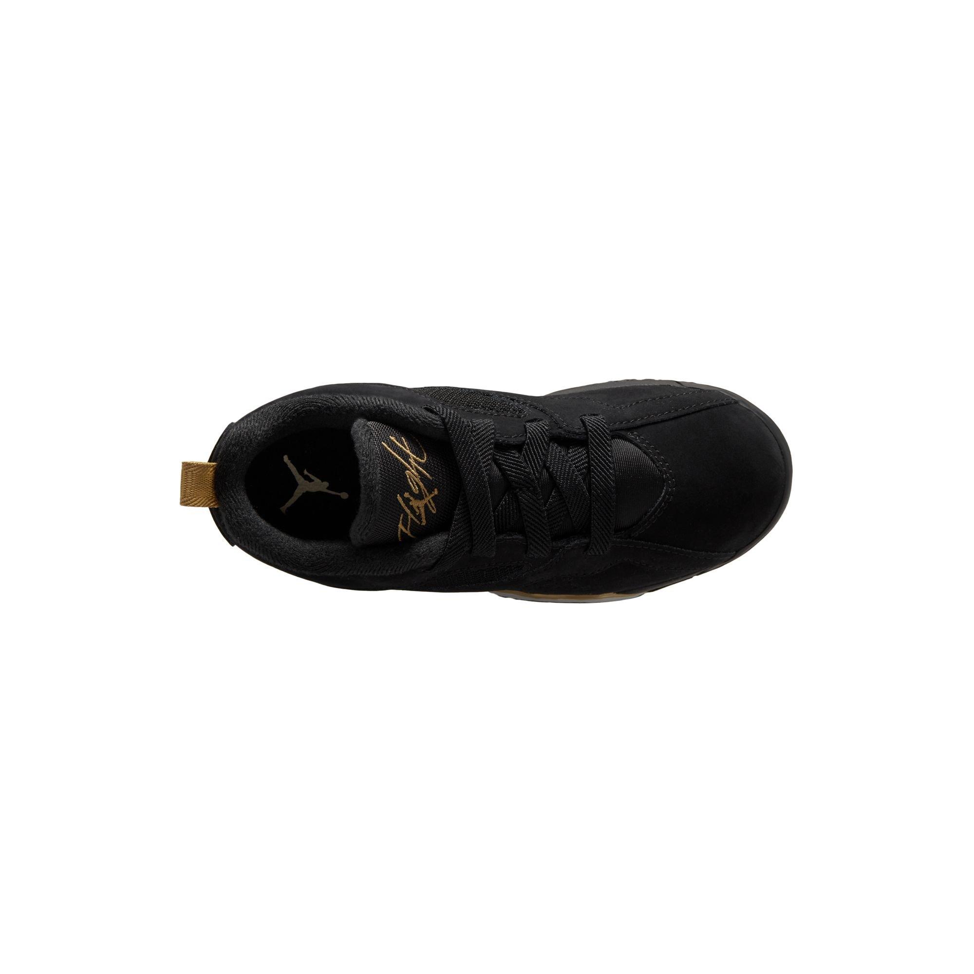 Jordan MVP 92 "Black/Metallic Gold/Sail" Preschool Boys' Shoe