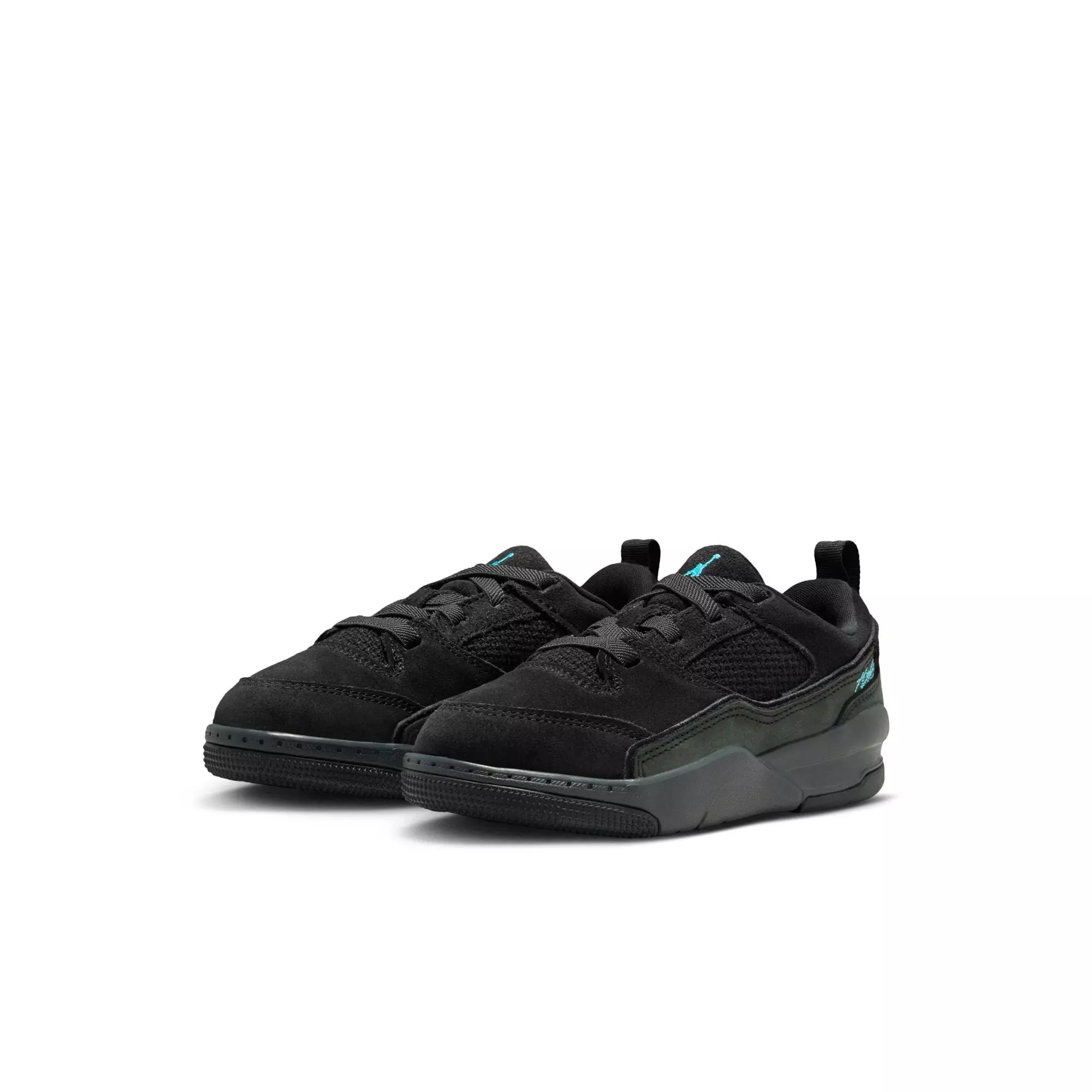 Jordan Flight Court "Black/Gamma Blue/Anthracite" Preschool Boys' Shoe - BLACK/BLUE
