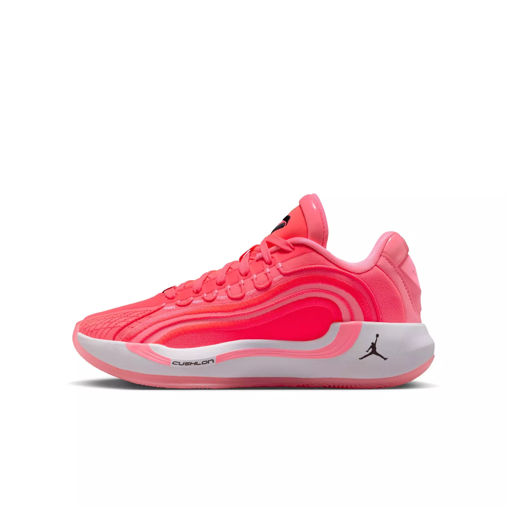 Jordan Luka 4 "Hčerka" Grade School Kids' Basketball Shoe - FLASH CRIMSON/BLACK/SUNSET PULSE