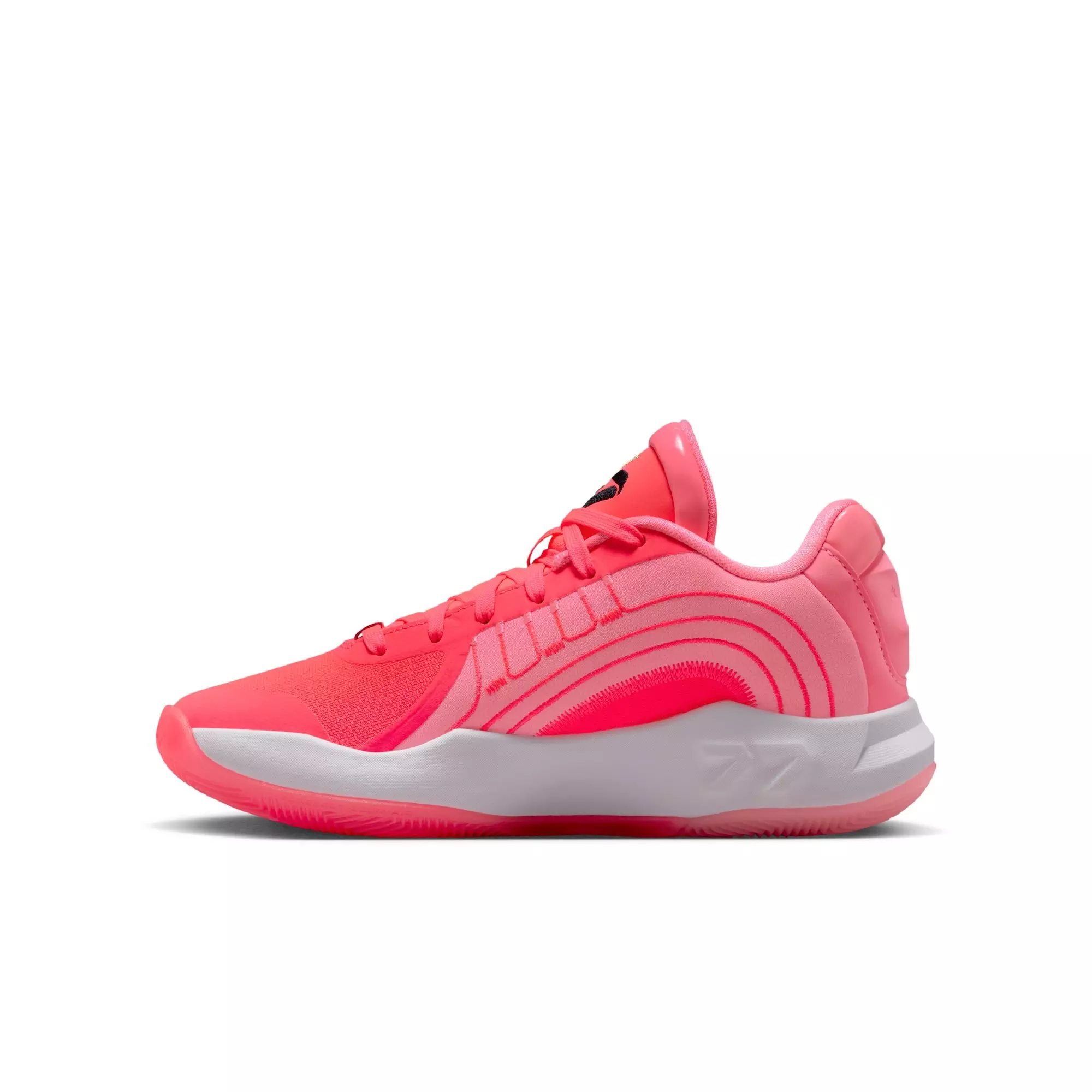 Jordan Luka 4 "Hčerka" Grade School Kids' Basketball Shoe - FLASH CRIMSON/BLACK/SUNSET PULSE