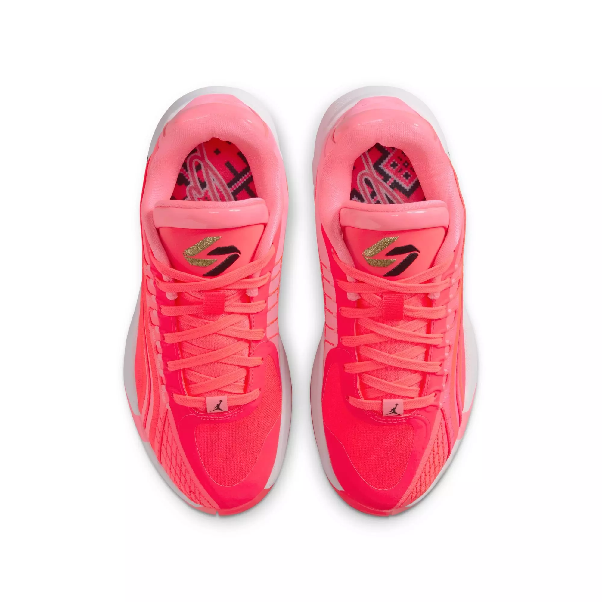 Jordan Luka 4 "Hčerka" Grade School Kids' Basketball Shoe - FLASH CRIMSON/BLACK/SUNSET PULSE