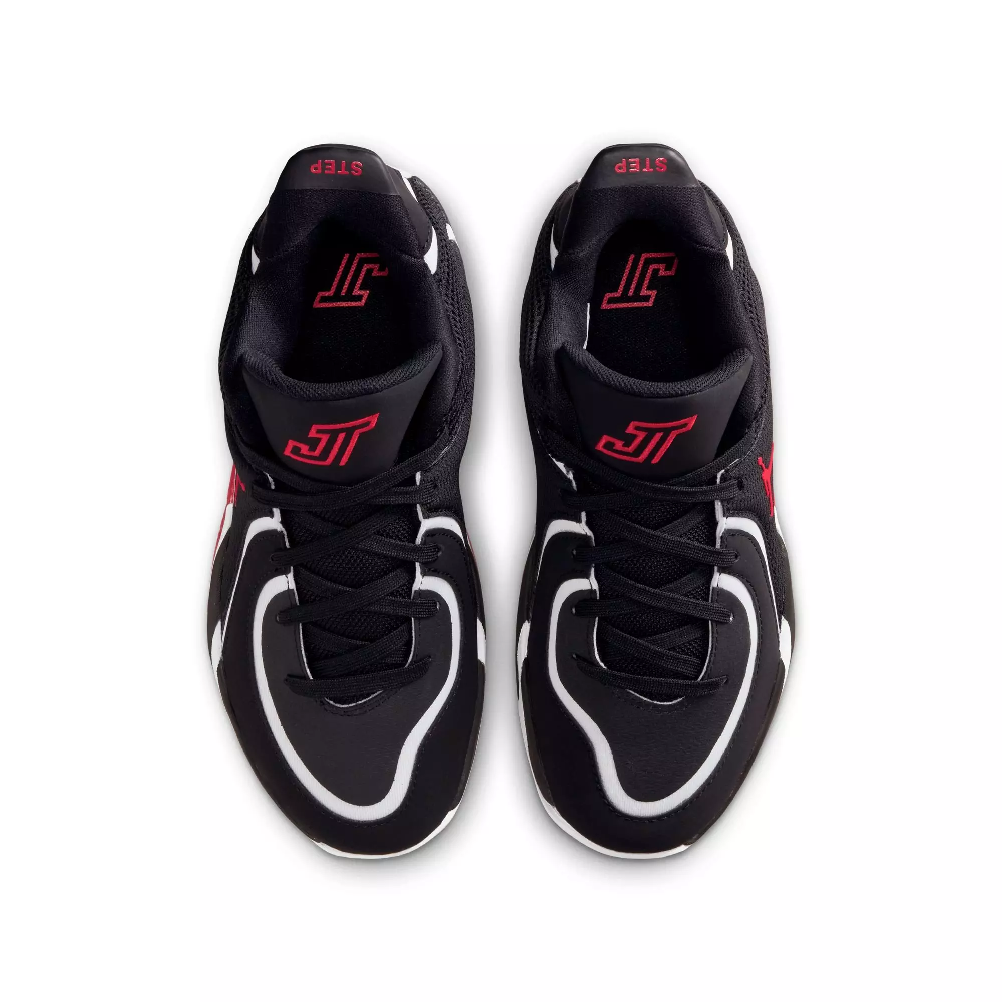 Jordan Tatum 4 "Bloodline" Grade School Kids' Basketball Shoe - BLACK/UNIVERSITY RED/WHITE