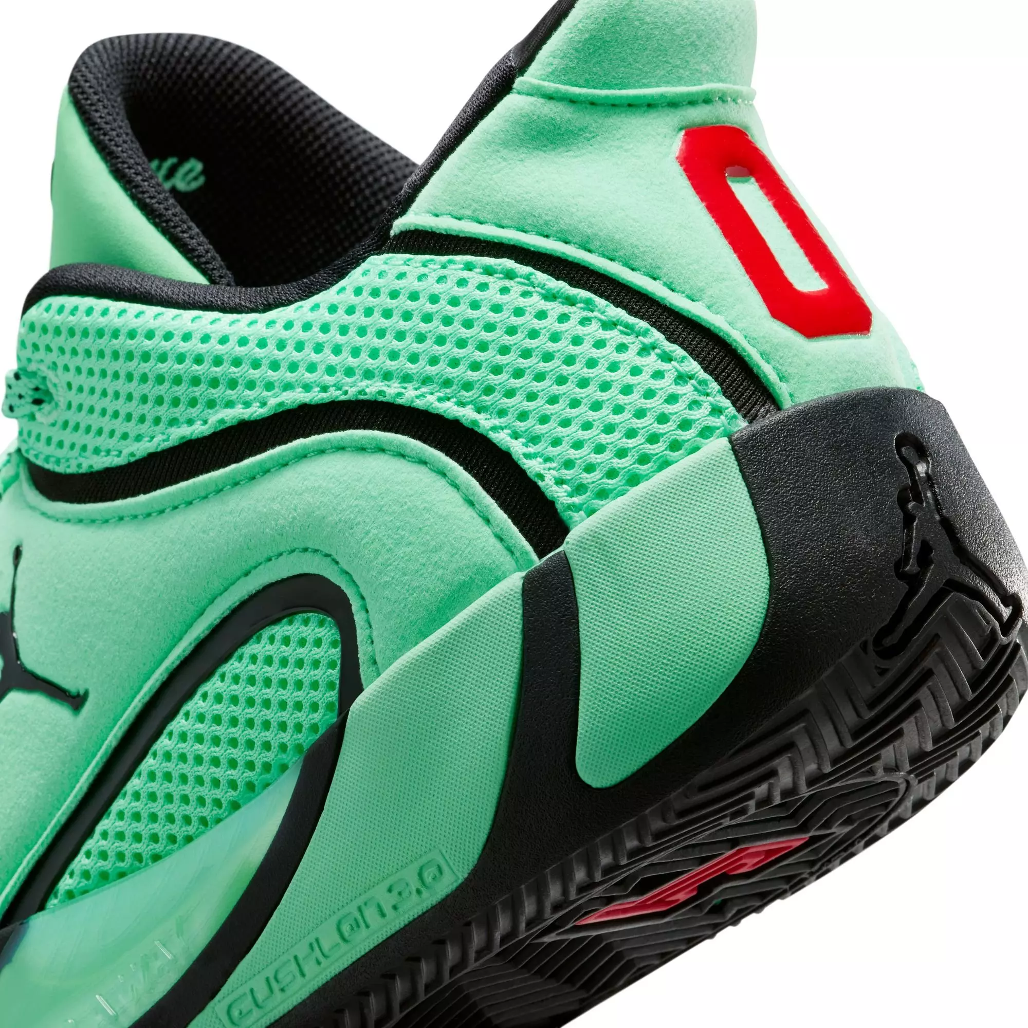 Jordan Tatum 4 "Green Glow" Grade School Kids' Basketball Shoe - GREEN GLOW/BLACK/BRIGHT CRIMSON