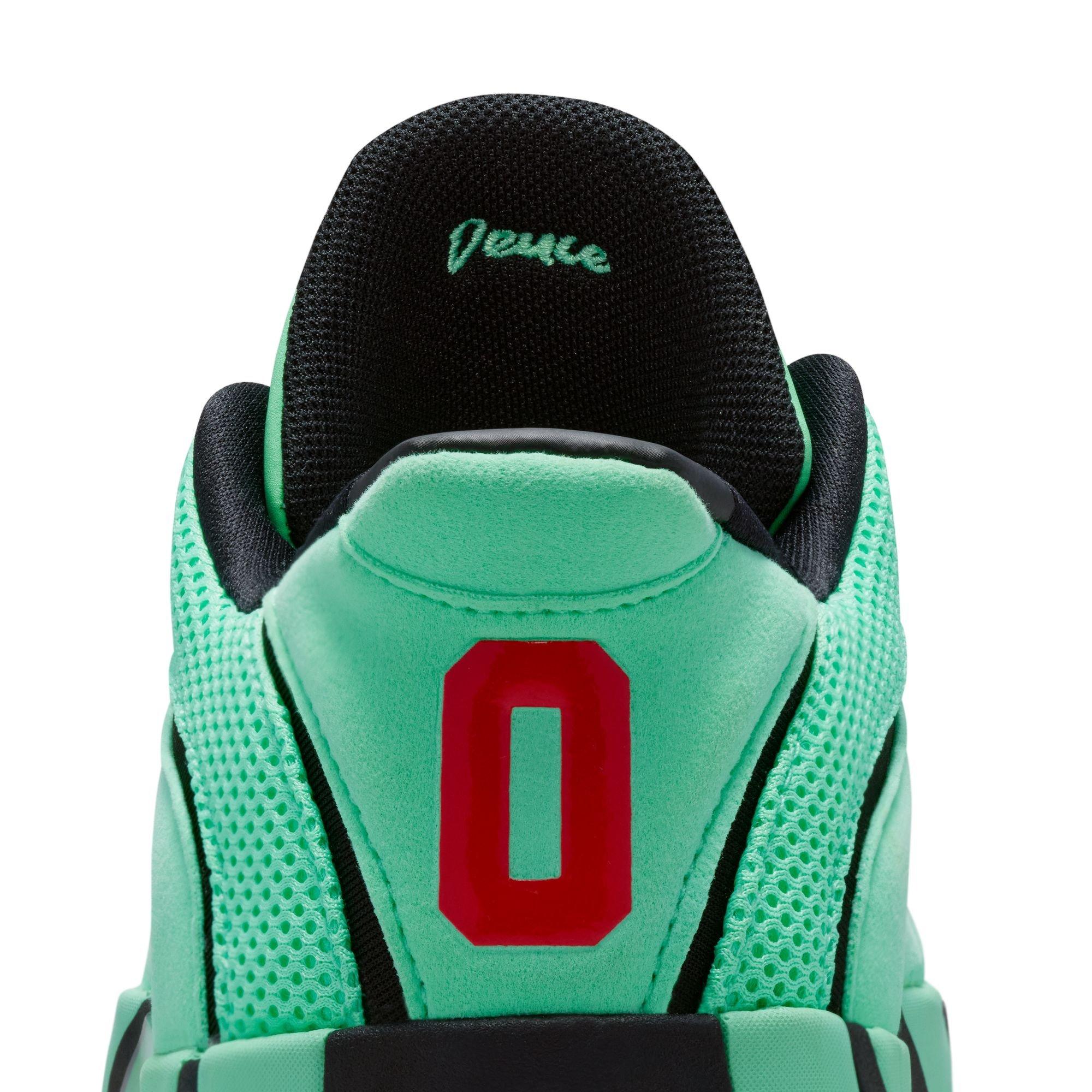 Jordan Tatum 4 "Green Glow" Grade School Kids' Basketball Shoe - GREEN GLOW/BLACK/BRIGHT CRIMSON Thumbnail View 6