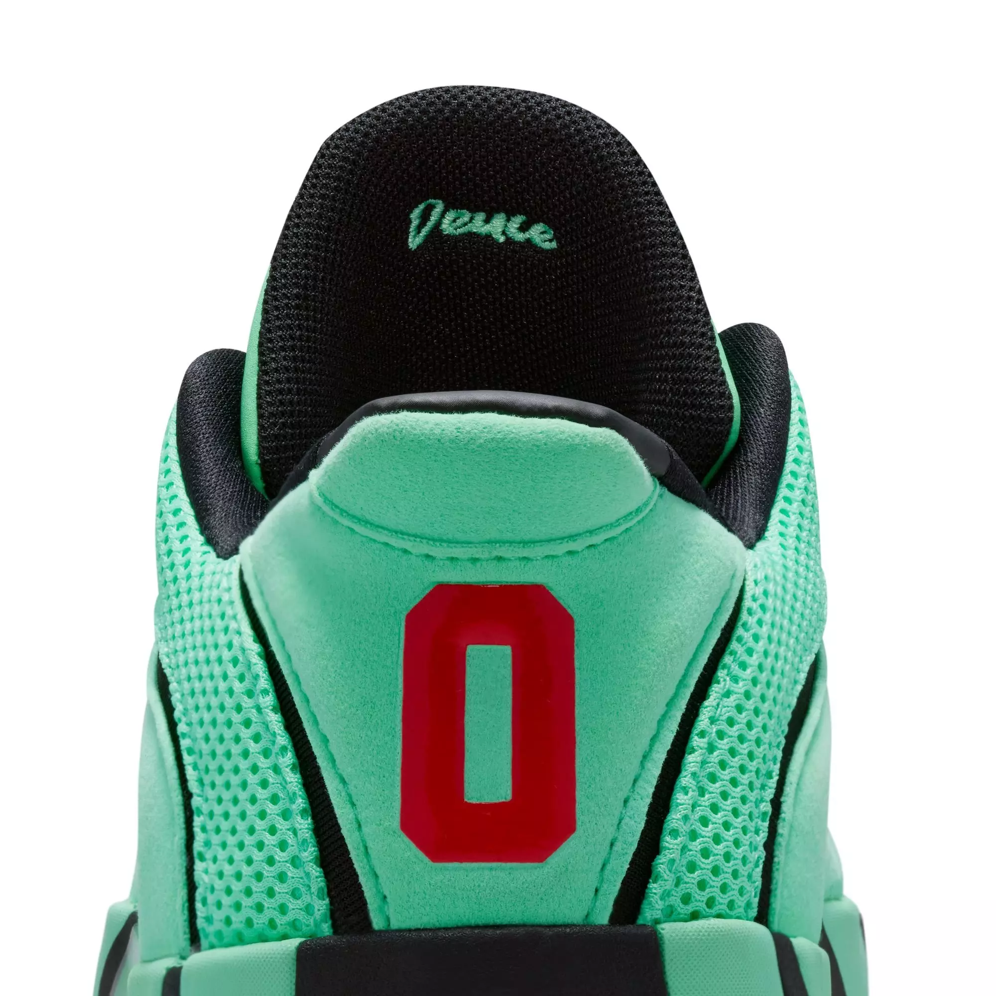 Jordan Tatum 4 "Green Glow" Grade School Kids' Basketball Shoe - GREEN GLOW/BLACK/BRIGHT CRIMSON